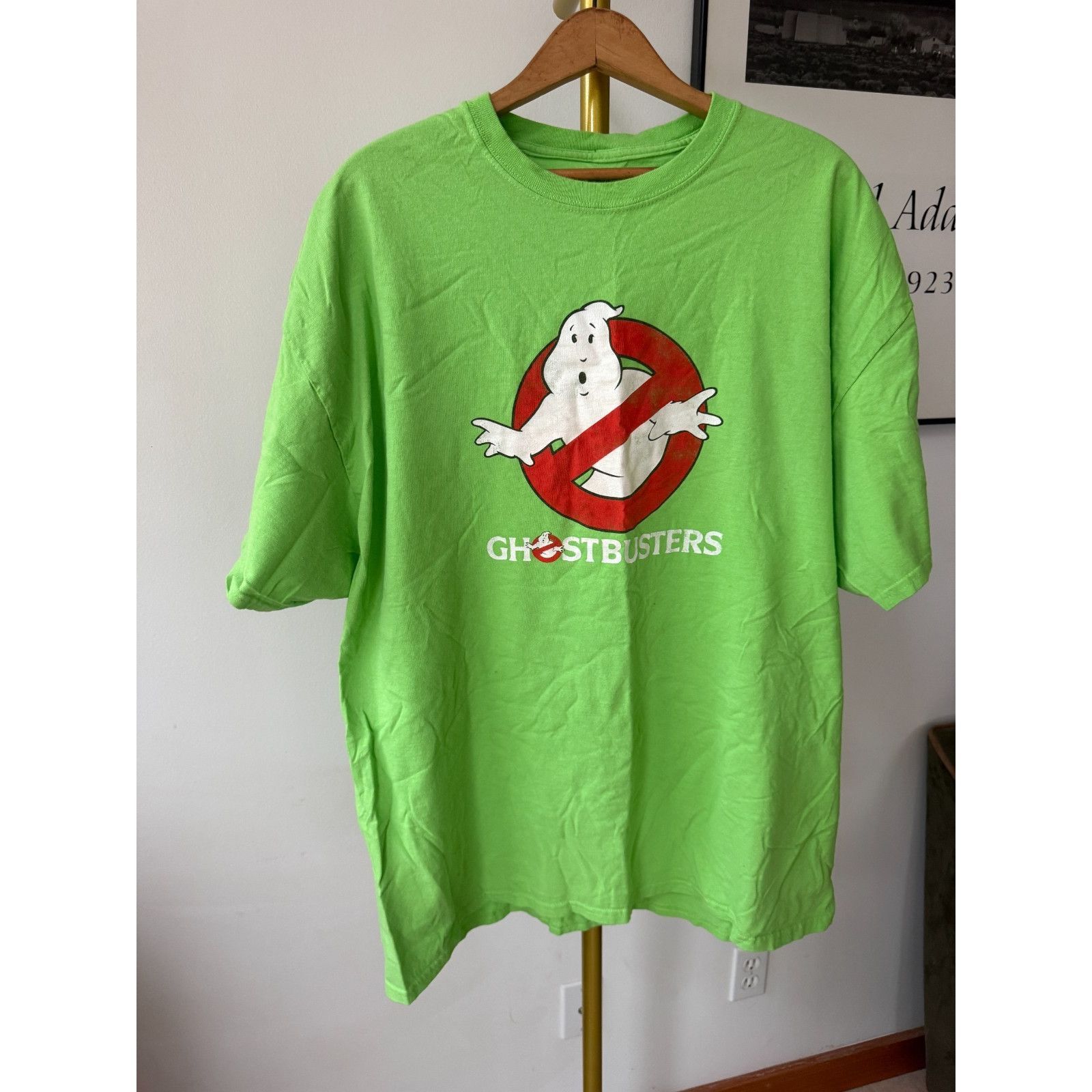 Other Ghostbusters T Shirt Mens 2XL Green Graphic Tee Movie Logo Size US XXL / EU 58 / 5 - 5 Thumbnail