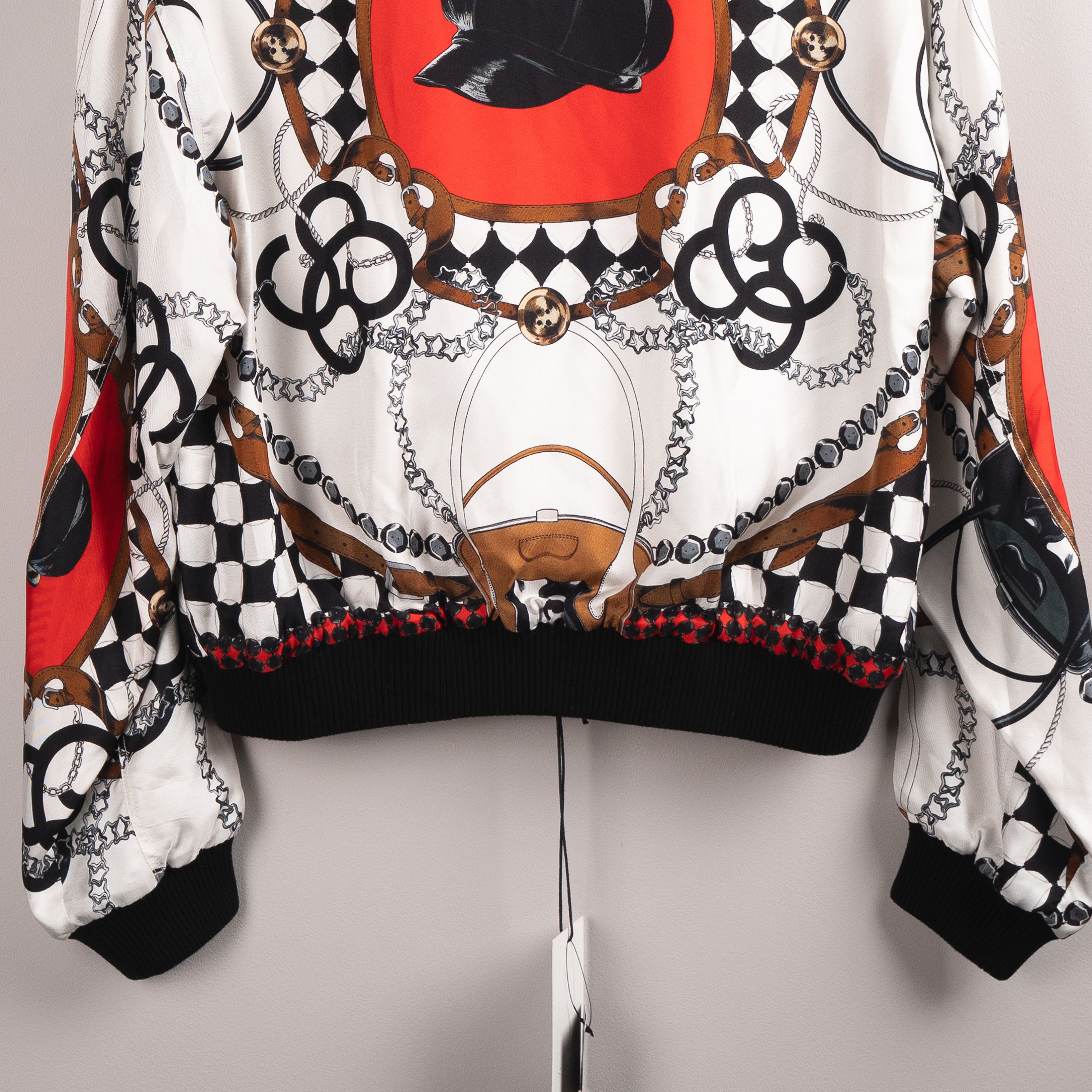 Stefan Cooke Stefan Cooke SS23 Printed Silk Bomber Jacket White Size US L / EU 52-54 / 3 - 8 Thumbnail