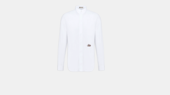image of Dior O1Bcso1Str0324 Shirt In White, Men's (Size Small)