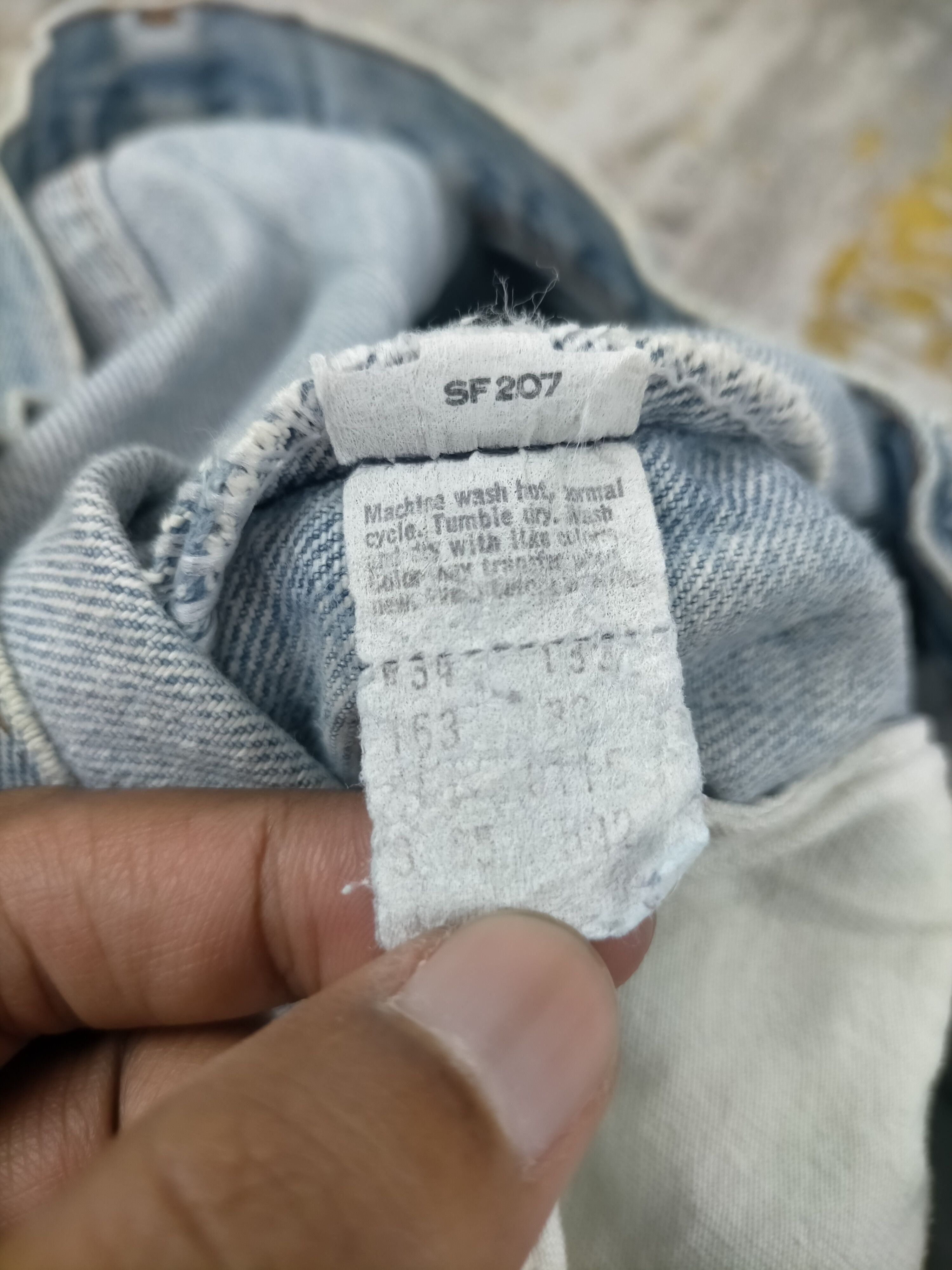 Levi's 🔥 Vtg 80s Levis 501 Button 522 Light Wash Distressed Jeans Size US 31 - 7 Thumbnail