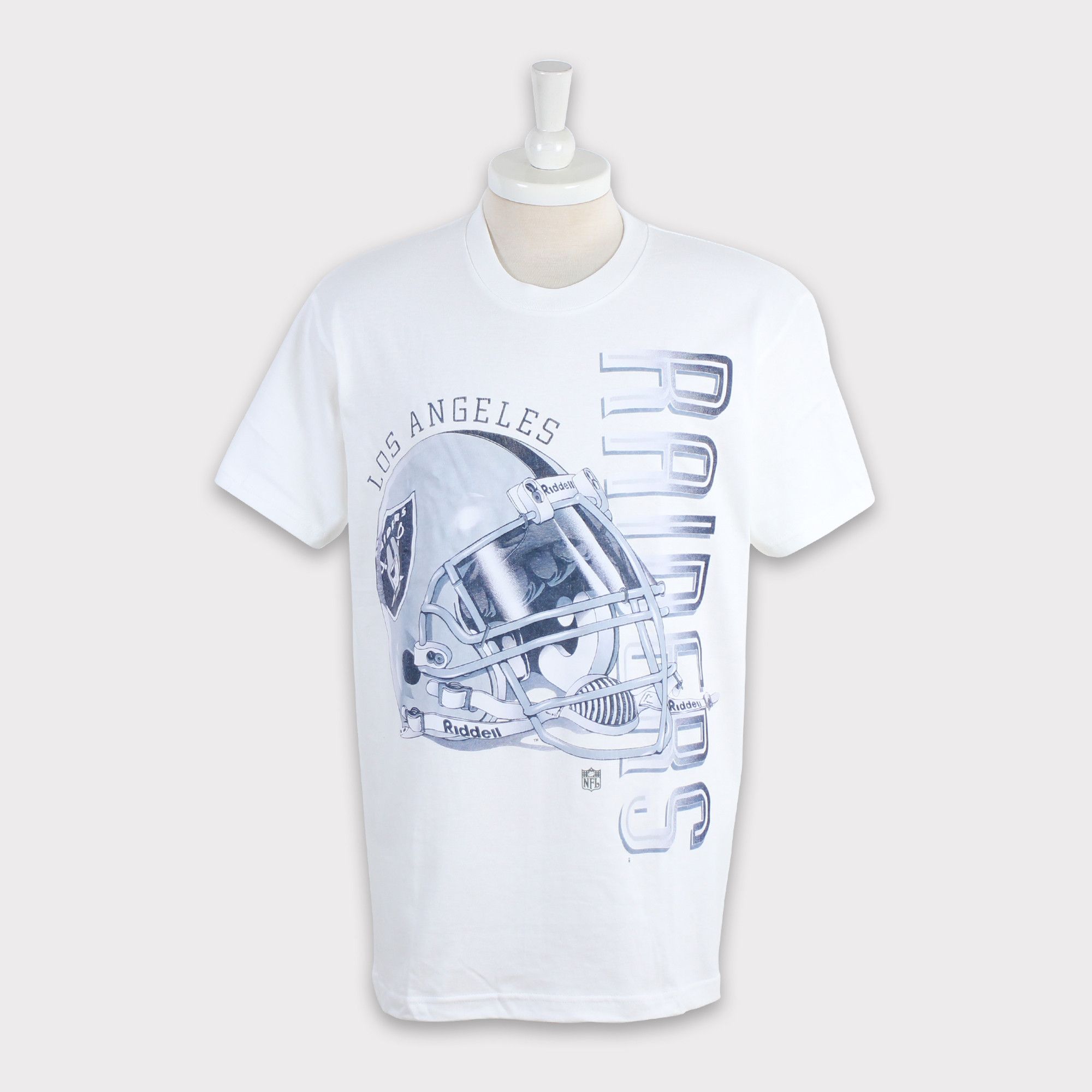 image of American Apparel x Nfl Vintage 00S Las Vegas Raiders Tshirt/sweatshirt/shirt/hoodie in White (Size 