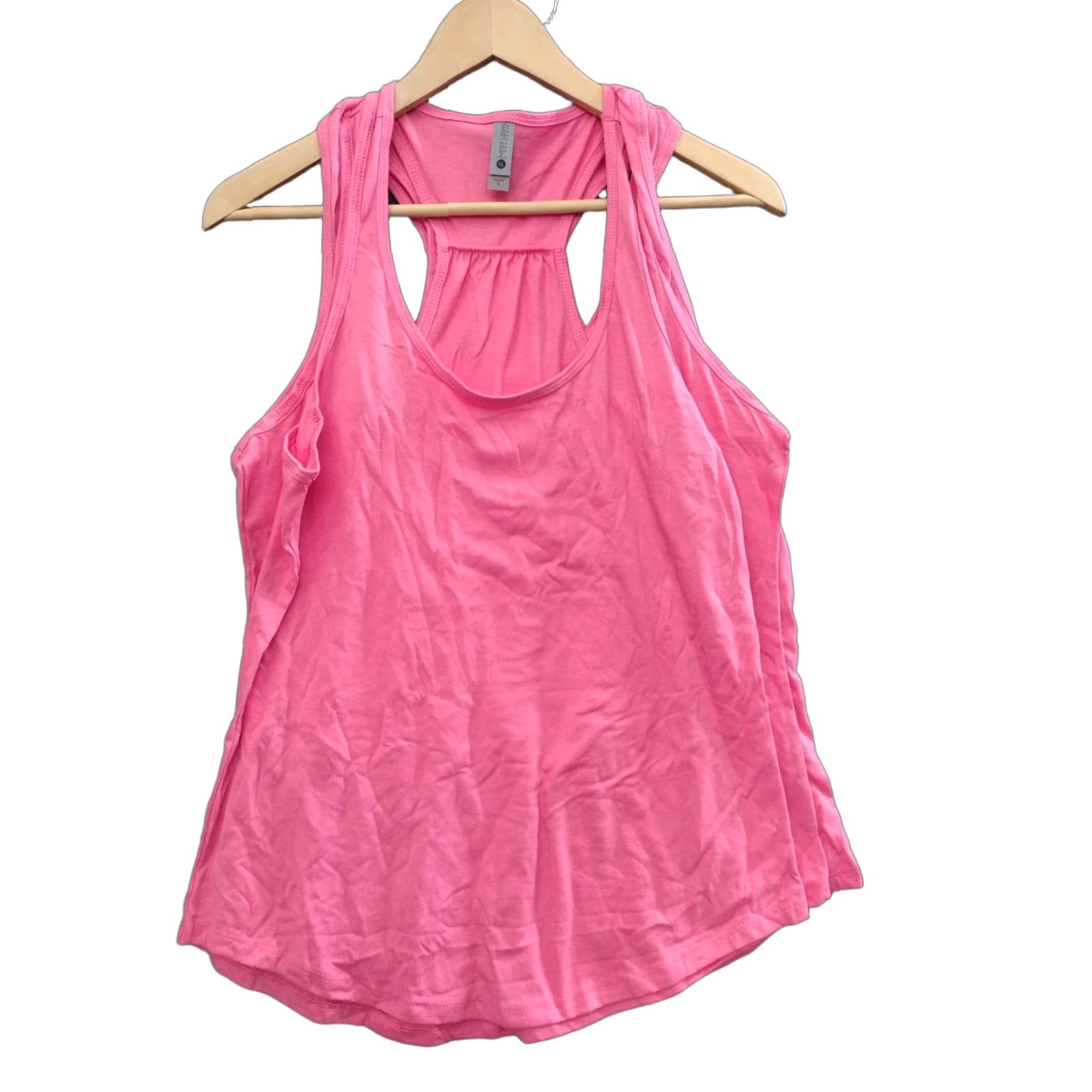Next Level Next Level Women's Tank Top Racerback Pink 3-Pack L - Casual All Seasons Sleeveless Scoop Neck Shirt Women Pink Racerback 60% Cotton/40% Polyester Size L / US 10 / IT 46 - 1 Thumbnail