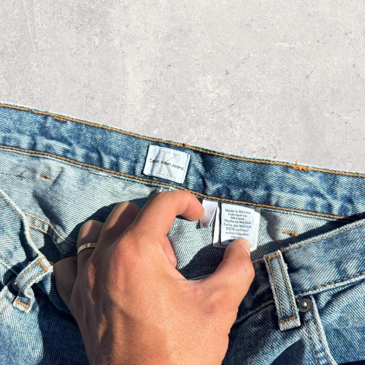 Calvin Klein × Vintage Vintage Calvin Klein Jeans Size US 36 / EU 52 - 5 Thumbnail