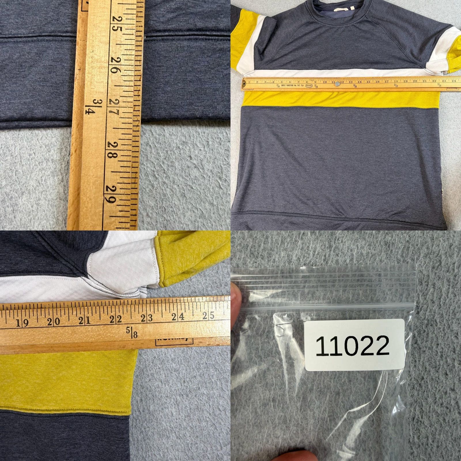 Cotopaxi Cotopaxi Sweatshirt Men XL Gray Striped Lightweight Fleece Crewneck Hiking Layer Size US XL / EU 56 / 4 - 8 Thumbnail