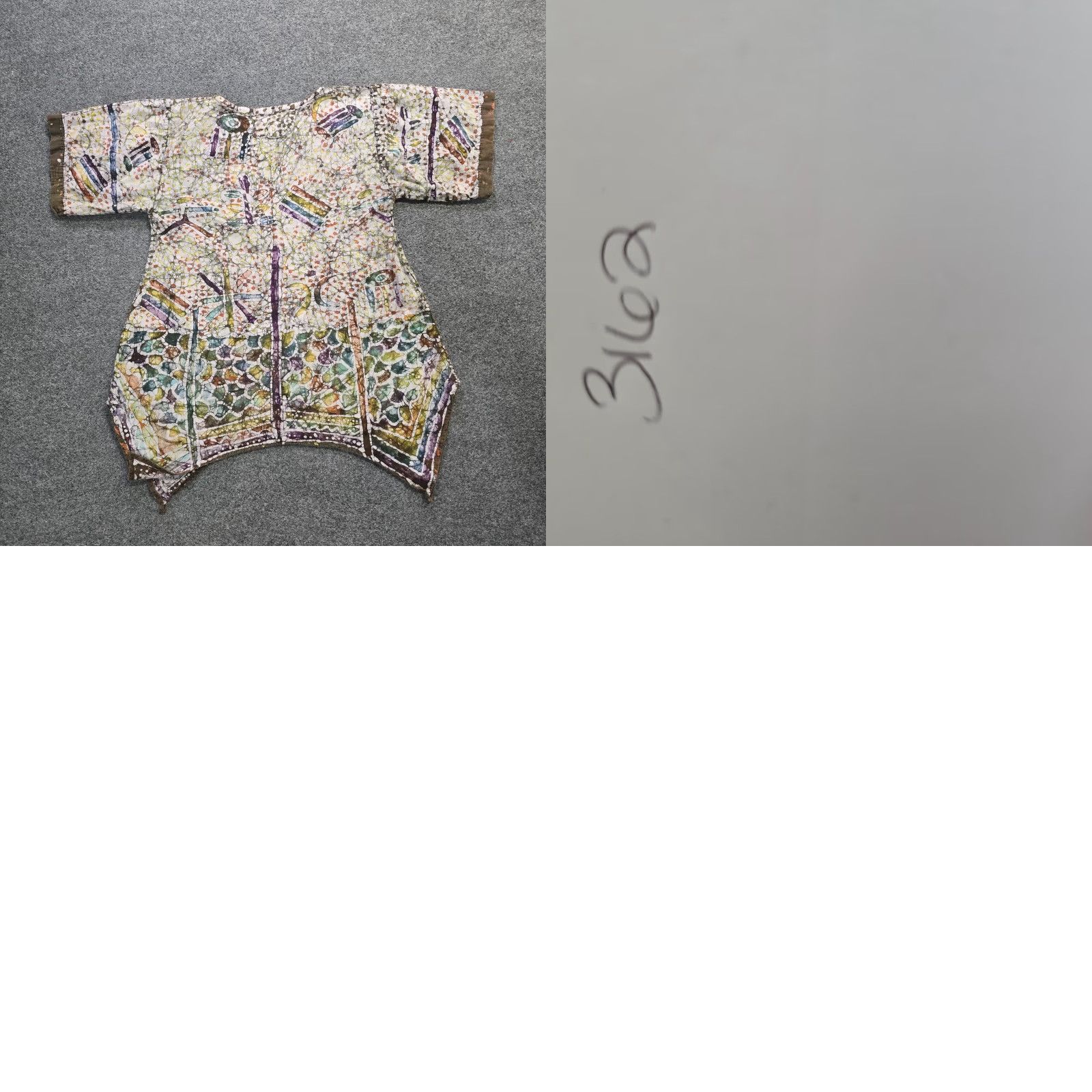 ESPIRIT Spirit Of Courage NNamdi Top Women Size Small Brown Tunic Colorful Batik African Blouse Short Sleeve V-Neck Pullover Casual Summer Spring Cotton Woven Size S / US 4 / IT 40 - 8 Thumbnail