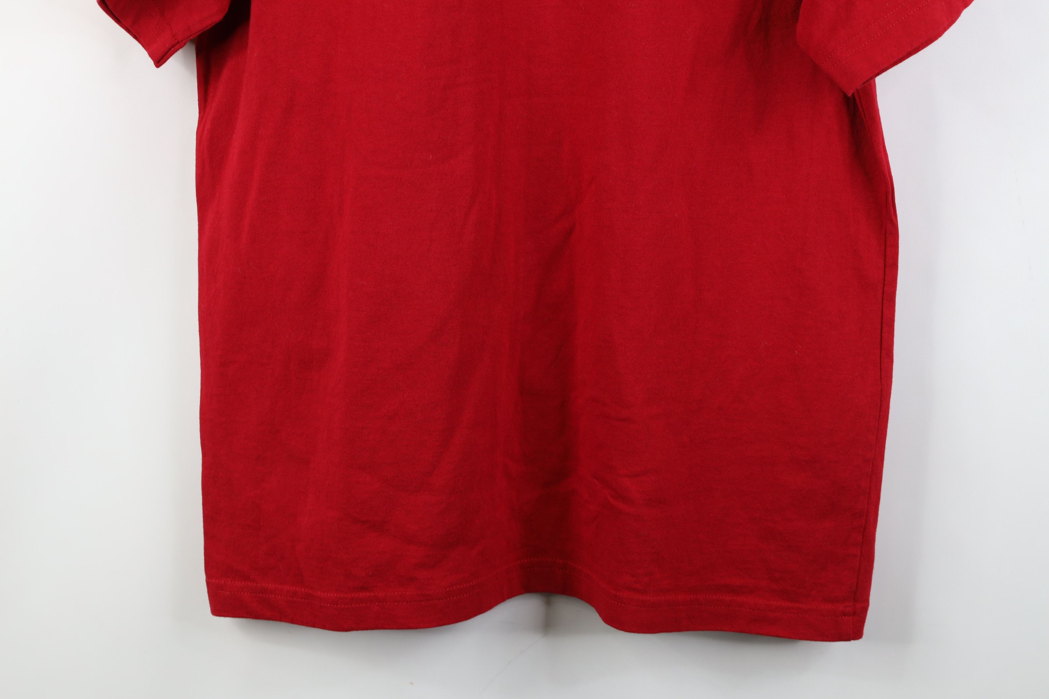 Vintage Vintage Y2K Issued Apple Inc Company T-Shirt Red Cotton USA Size US M / EU 48-50 / 2 - 12 Thumbnail
