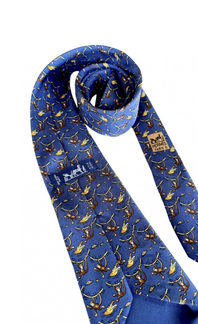 Hermes Hermes Tie / Rare Design Size ONE SIZE - 3 Thumbnail