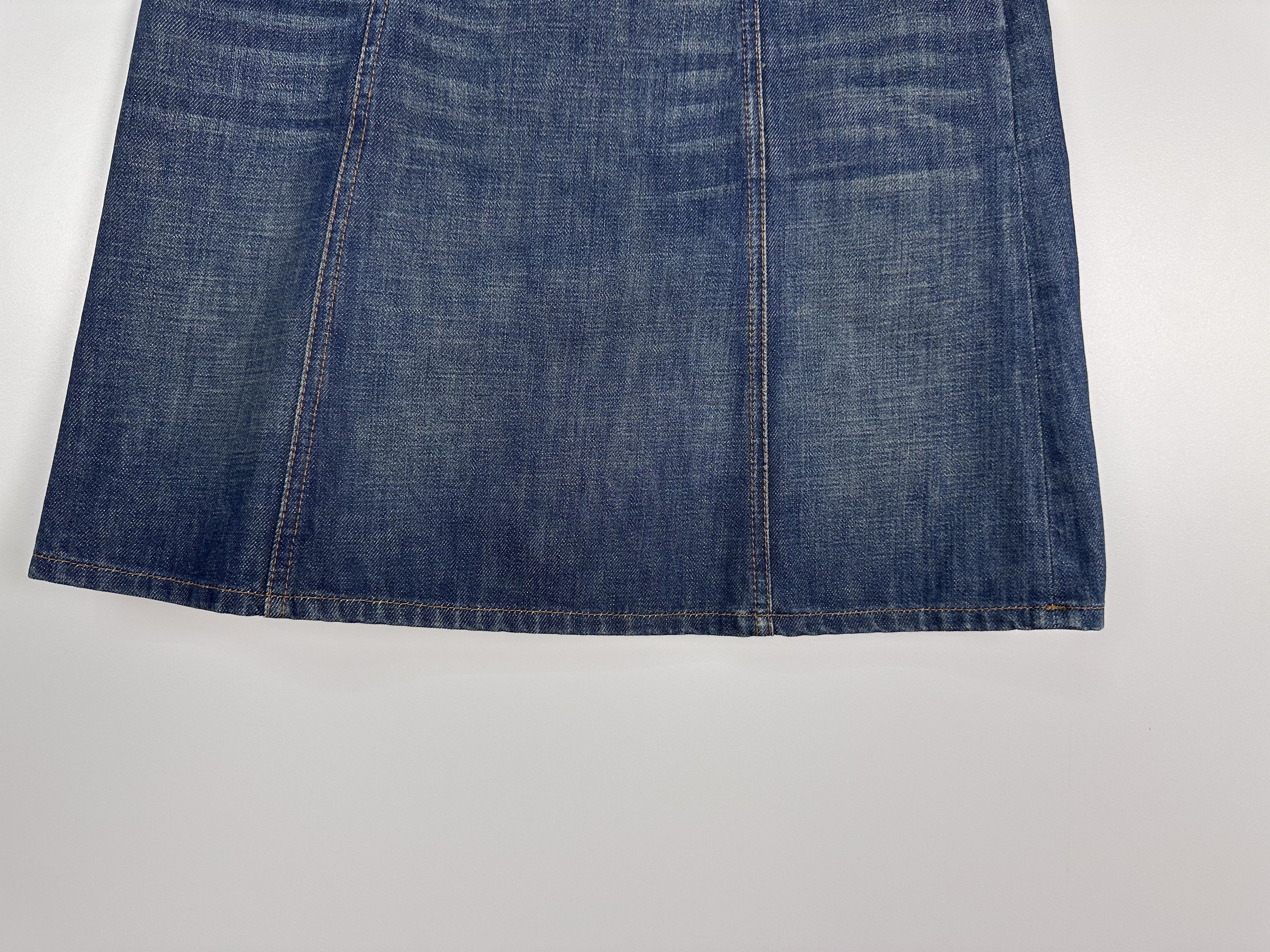 Grailed × Prada Prada Denim Jeans Skirt Blue Womens Size 38 Size 38" / US 16 / IT 52 - 5 Thumbnail