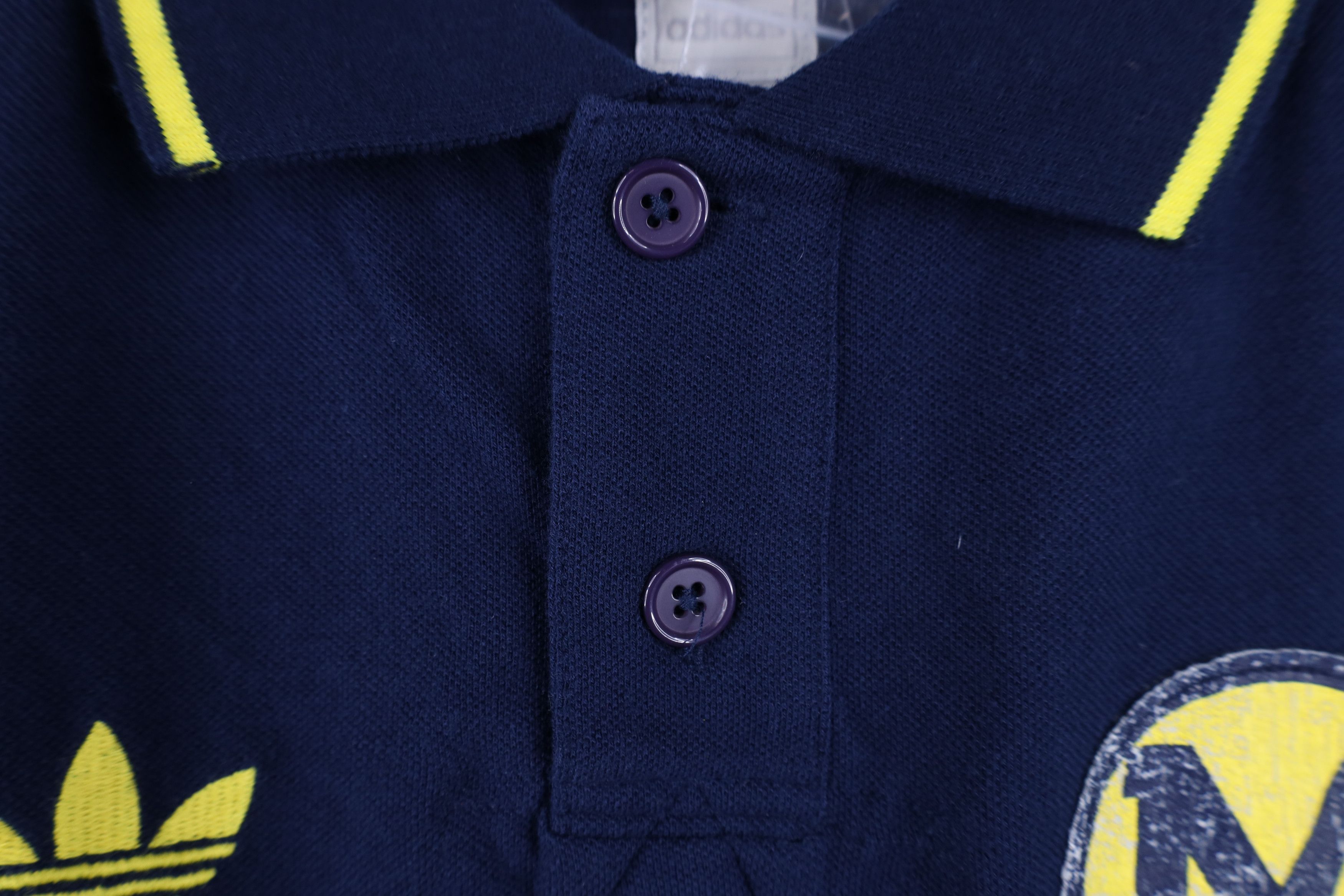 Adidas Deadstock Retro Y2K Adidas University of Michigan Polo Shirt Size US S / EU 44-46 / 1 - 10 Thumbnail