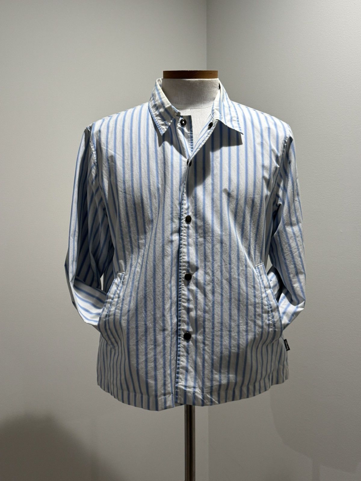 Stussy Stussy Pinstripe Coach Jacket Size US M / EU 48-50 / 2 - 3 Thumbnail