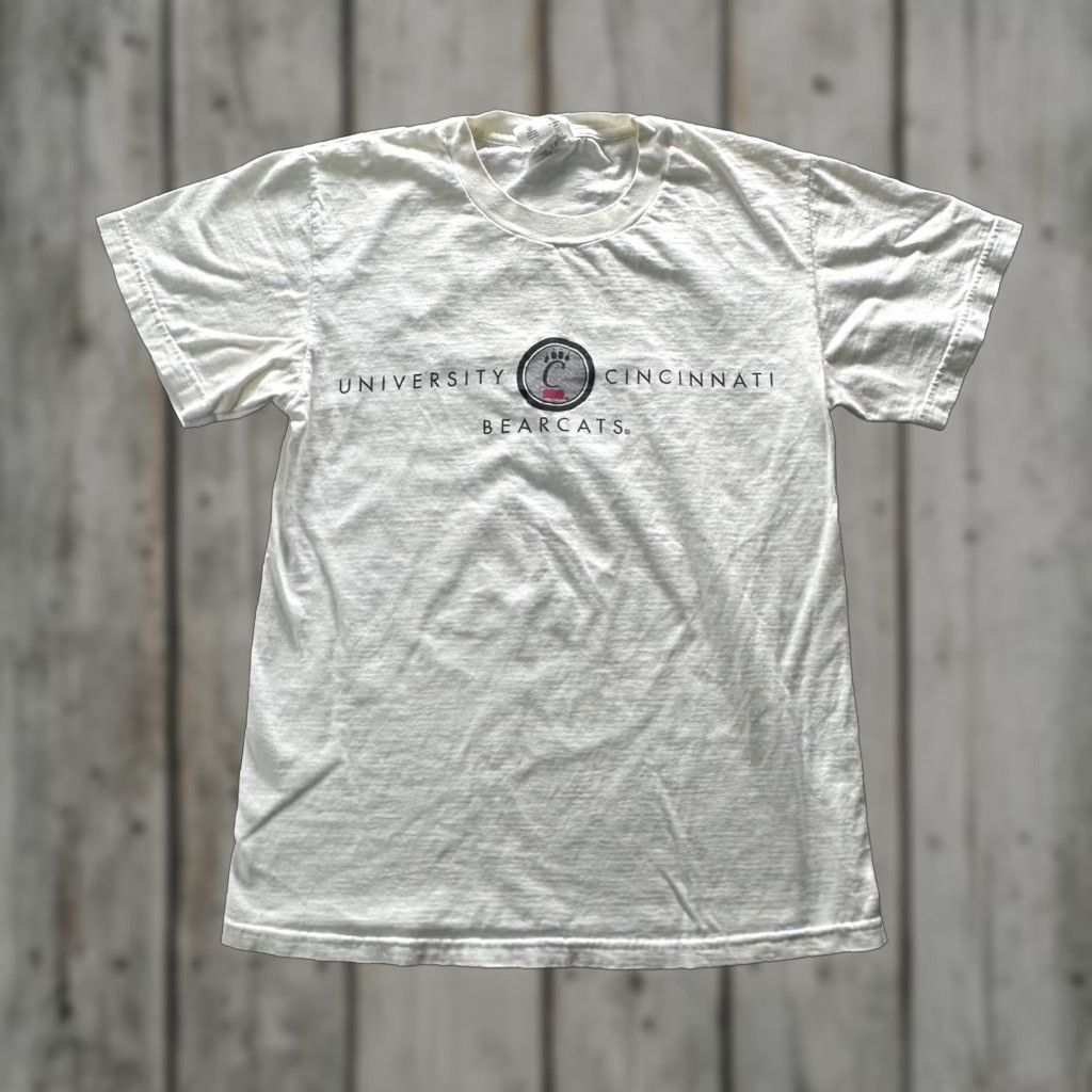 Logo 7 University Of Cincinnati Shirt Mens L White Graphic Bearcats Logo Tee Crewneck Size US L / EU 52-54 / 3 - 1 Thumbnail