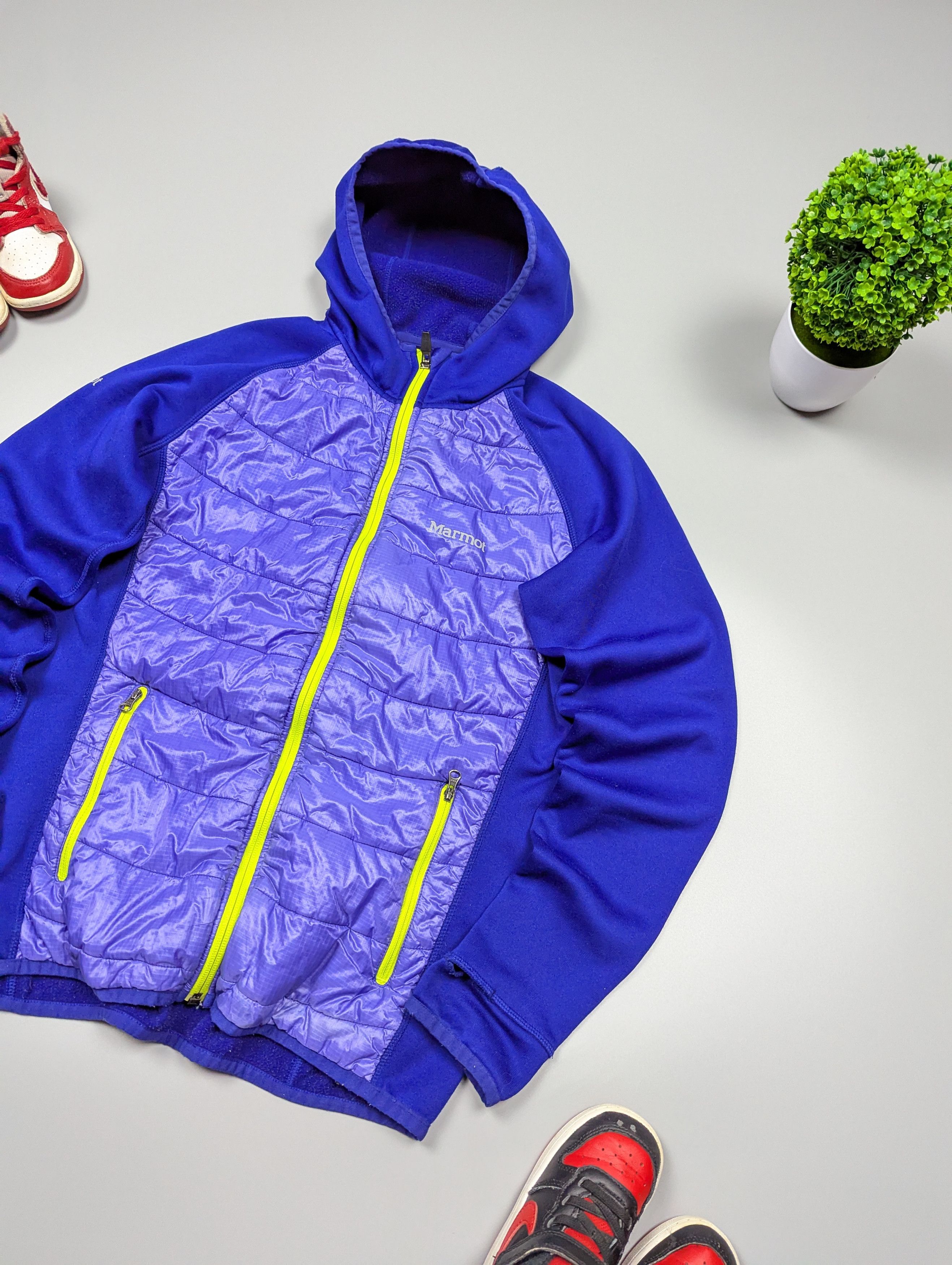Marmot MARMOT Polartec Women's Lightweight Purple Micro Down Jacket Size L / US 10 / IT 46 - 2 Thumbnail