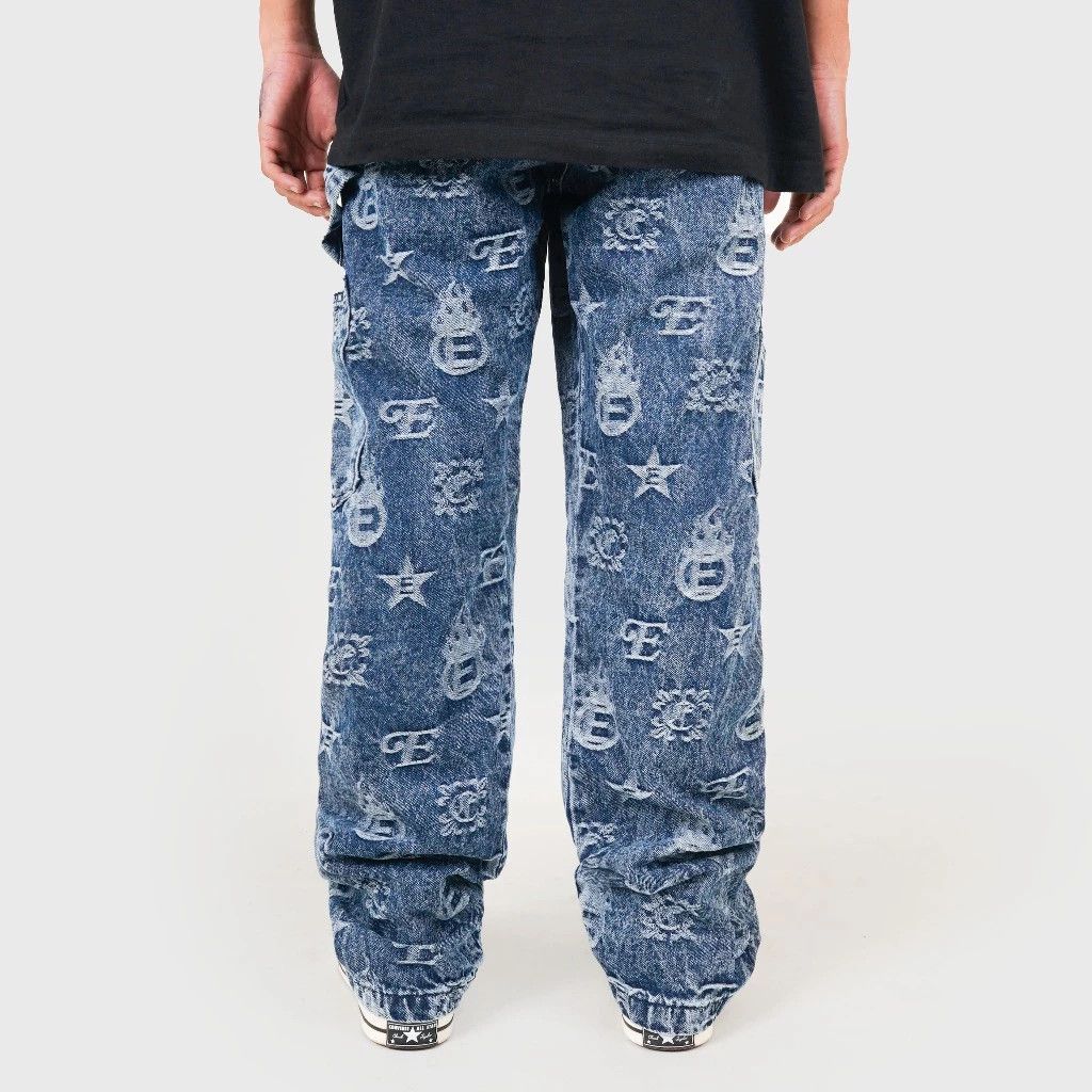 Designer × Jean Epidemic Long Pants Fursten Denim Blue Size US 34 / EU 50 - 2 Thumbnail