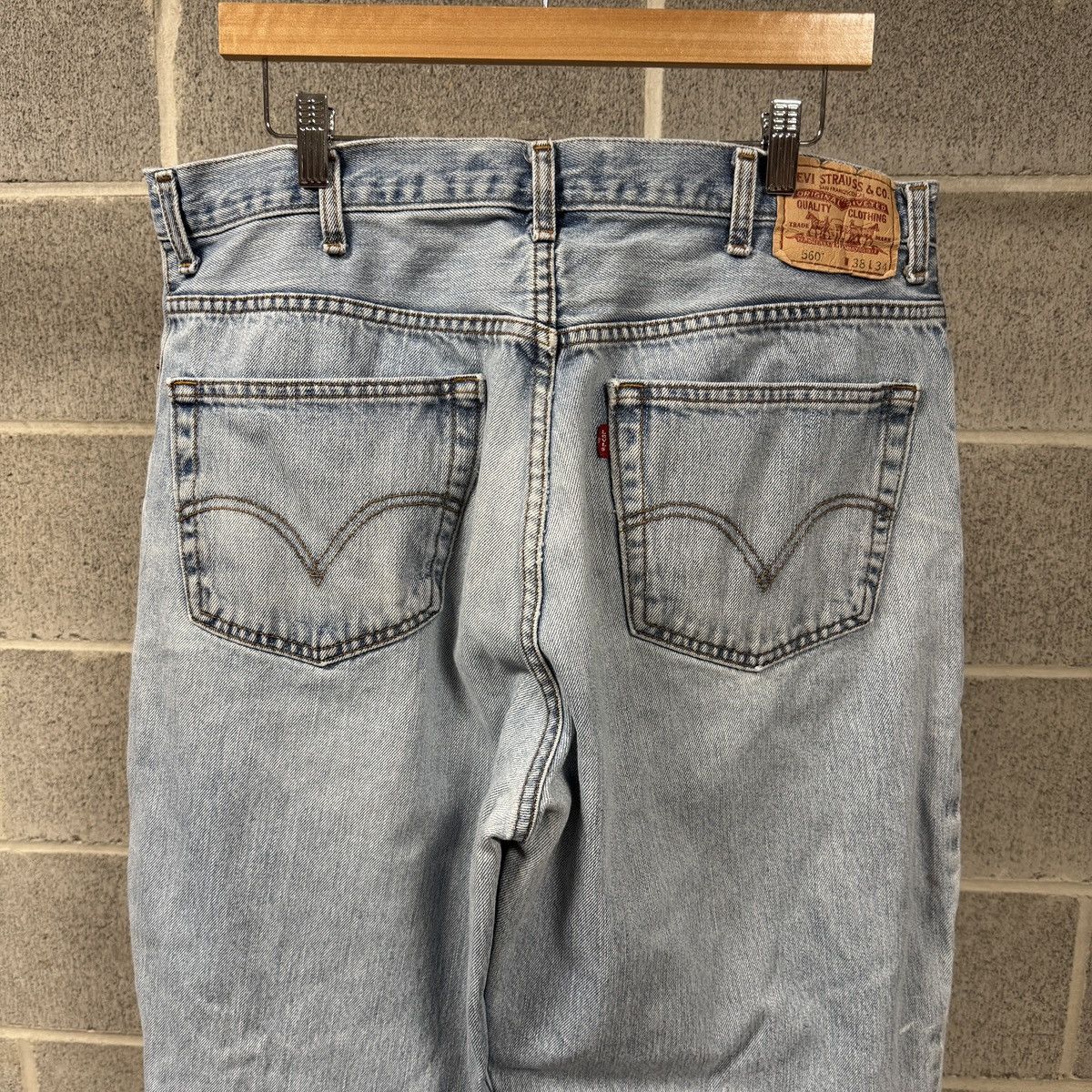 Levi's Levi's 560 Baggy Thrashed Faded Jeans ERD Grunge Chrome Size US 38 / EU 54 - 6 Thumbnail