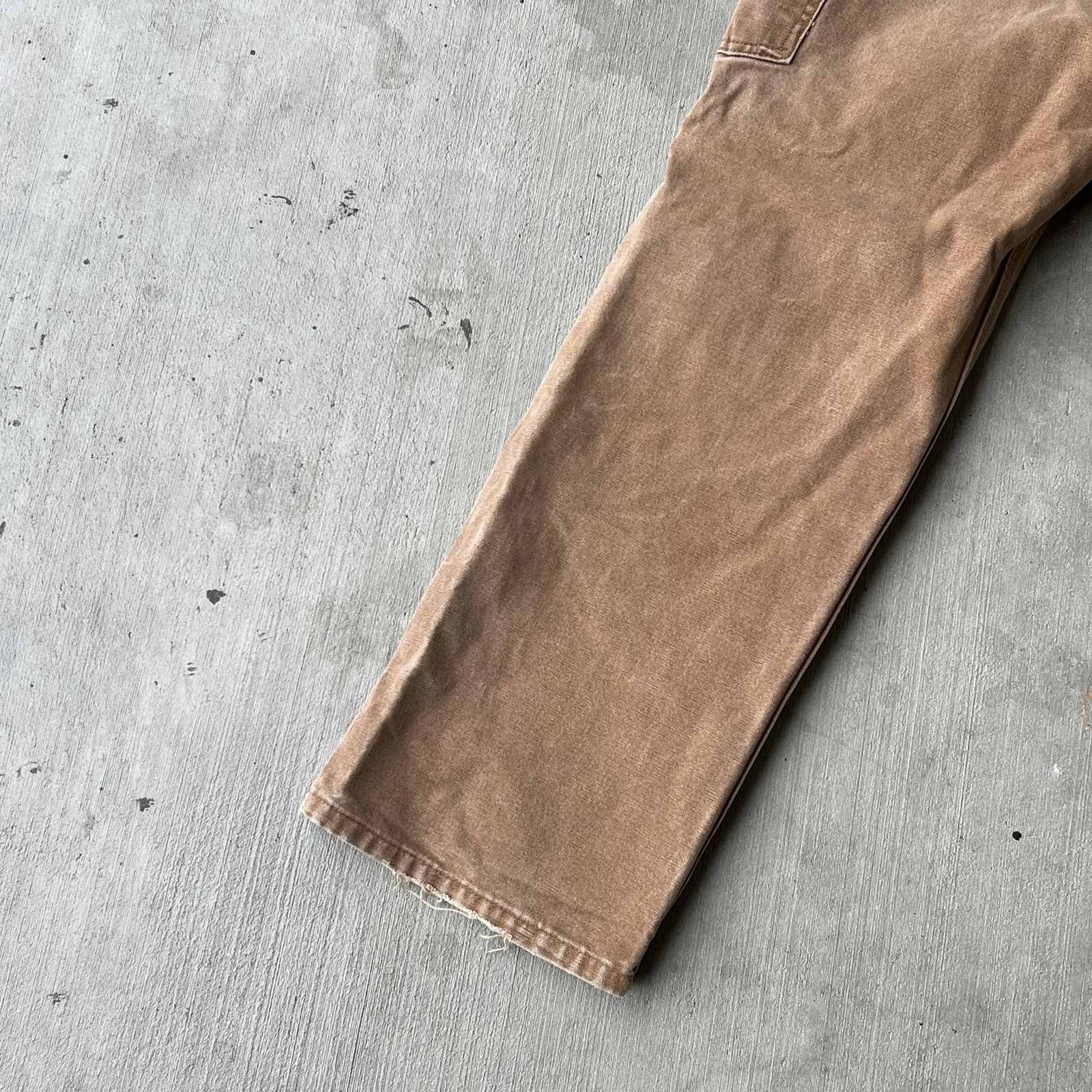 Carhartt × Vintage Carhartt brown WOMENS double knee work wear carpenter pants Size US 30 / EU 46 - 9 Thumbnail