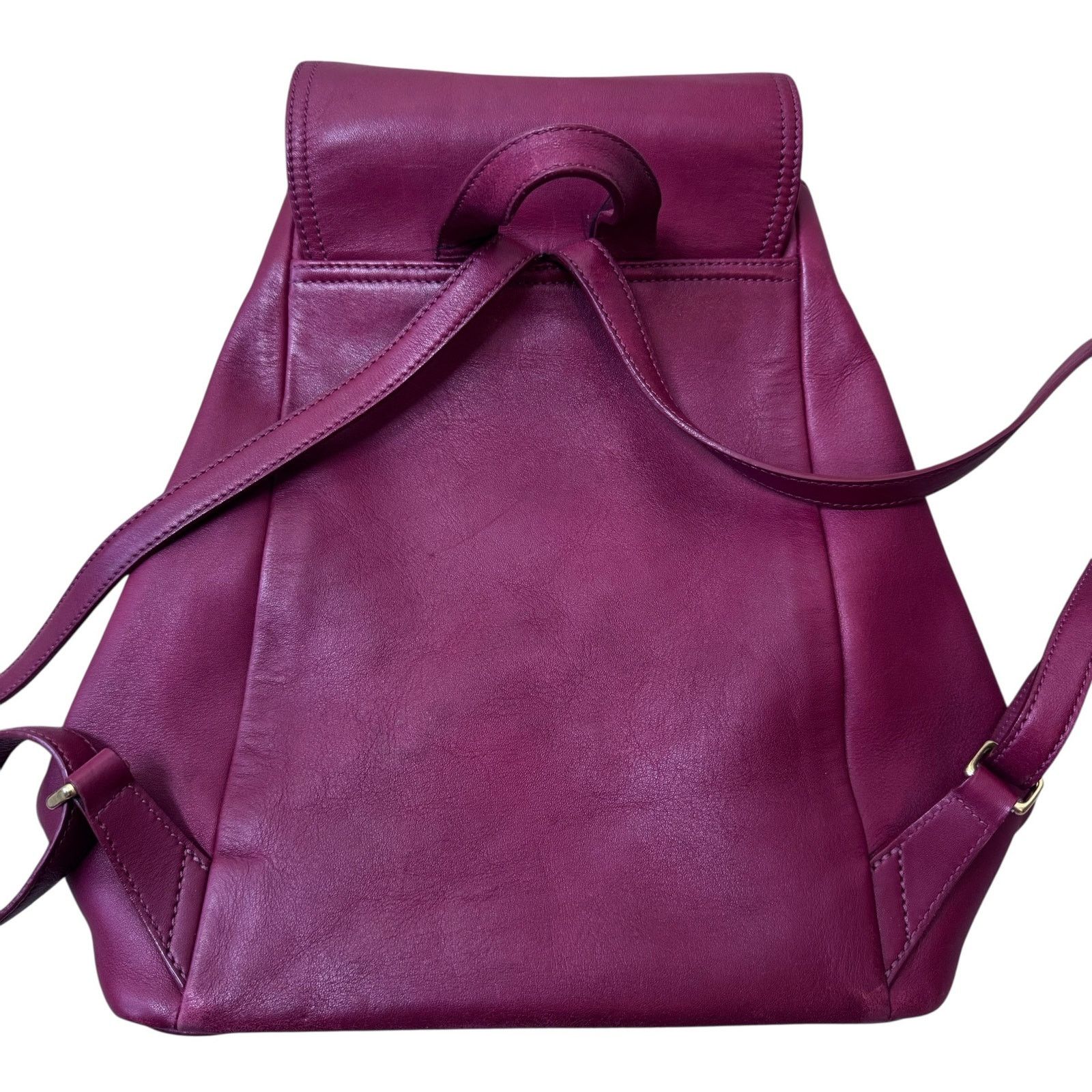 COACH Vintage Leather 9827 Legacy West Hampton Daypack display picture 3