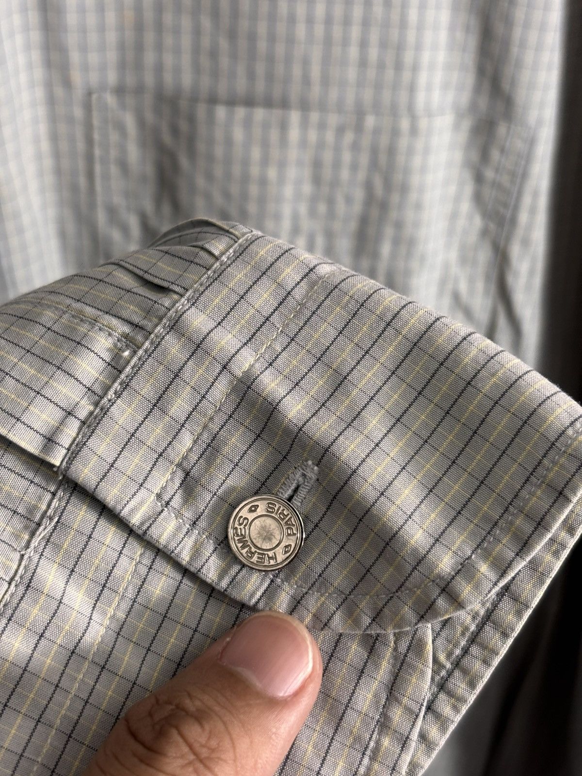 Hermes Hermes Long Sleeve Button Down Size US L / EU 52-54 / 3 - 6 Thumbnail