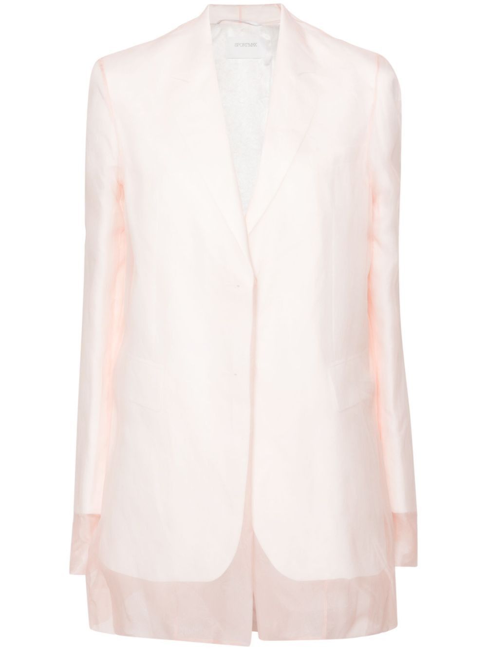 Sportmax SILK SINGLE-BREASTED JACKET Size S / US 4 / IT 40 - 1 Thumbnail