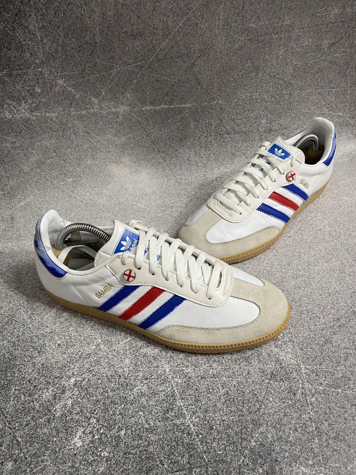 Adidas Streetwear Vintage Adidas Samba France World Cup OG White Sneakers Grailed