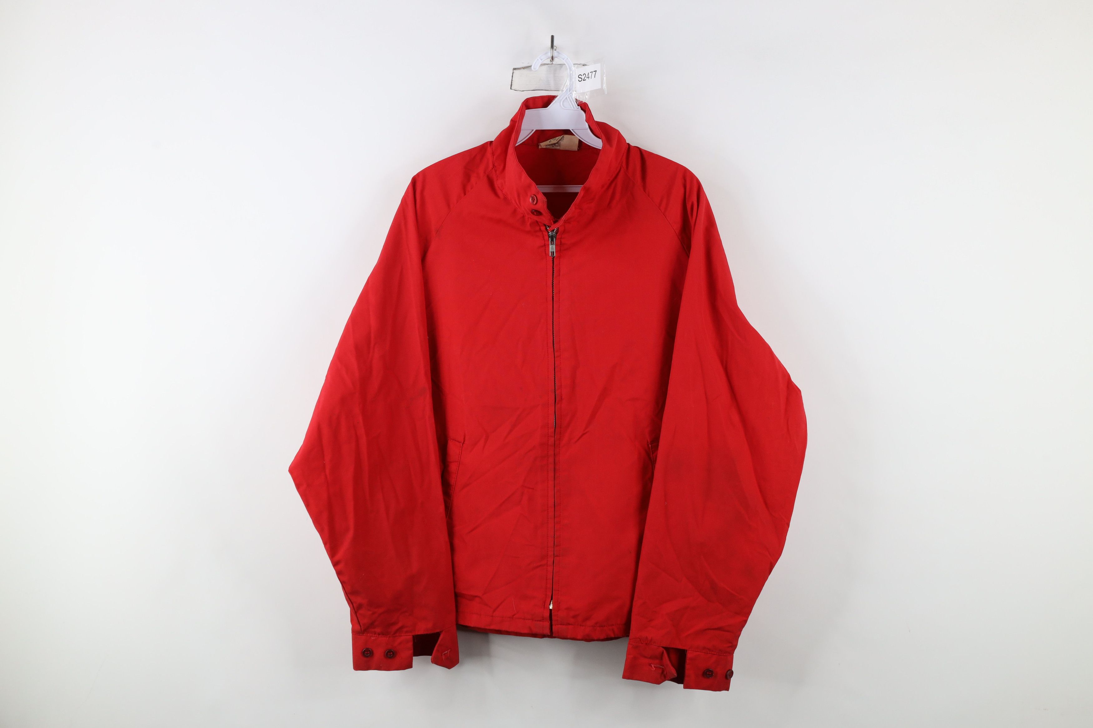 Vintage Vintage 70s Streetwear Full Zip Cafe Racer Bomber Jacket USA Size US L / EU 52-54 / 3 - 1 Thumbnail