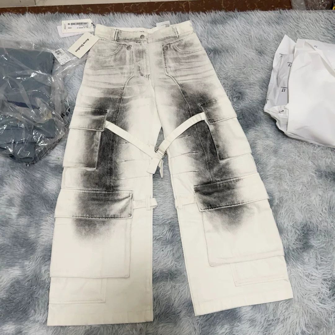 Acne Studios Acne Studios Cargo Pants with Spray Dye Size US 32 / EU 48 - 1 Thumbnail