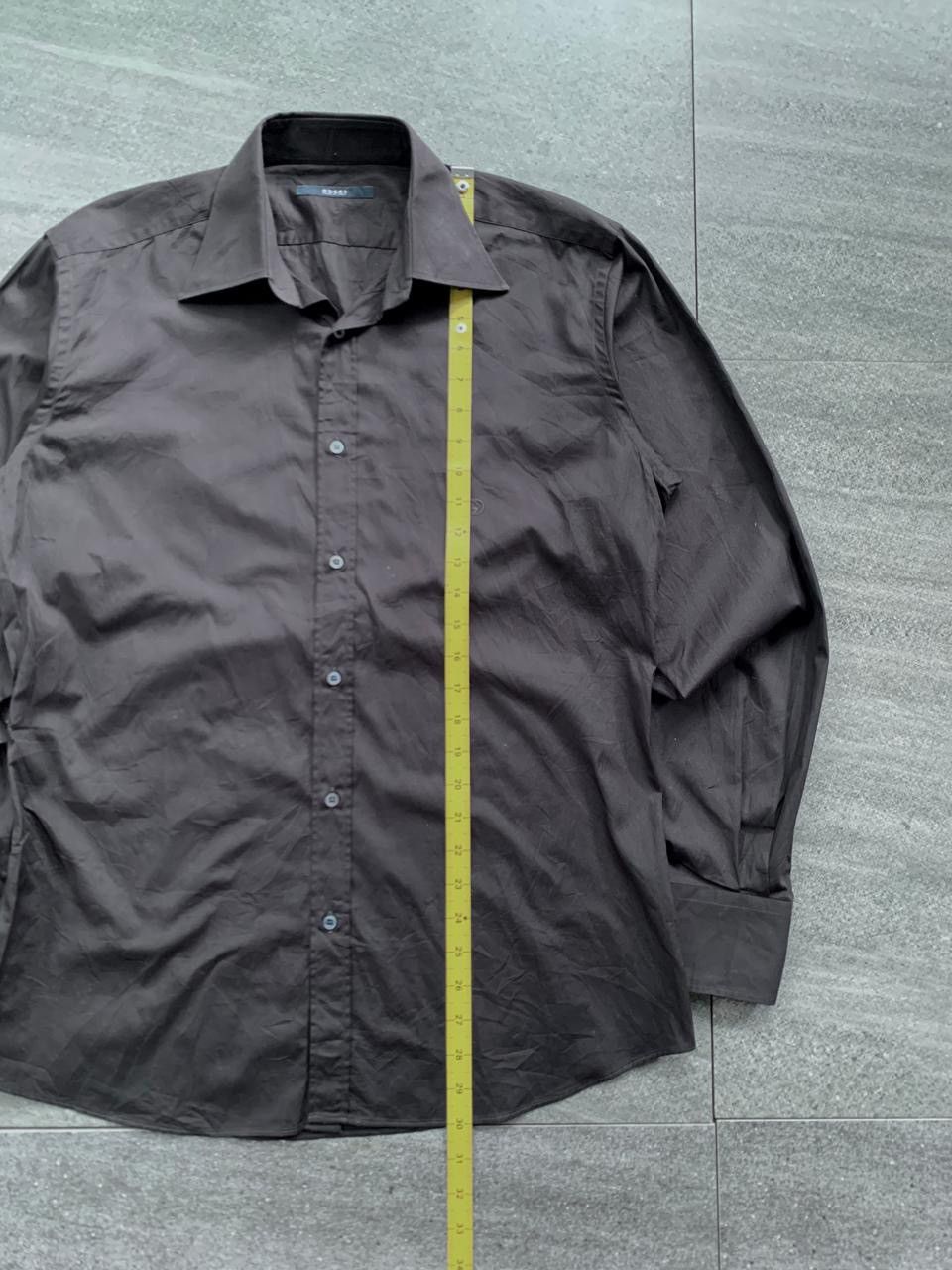 Gucci FREE TAX! Logo Embroidery Ls Shirt by Tom Ford Size US M / EU 48-50 / 2 - 13 Thumbnail