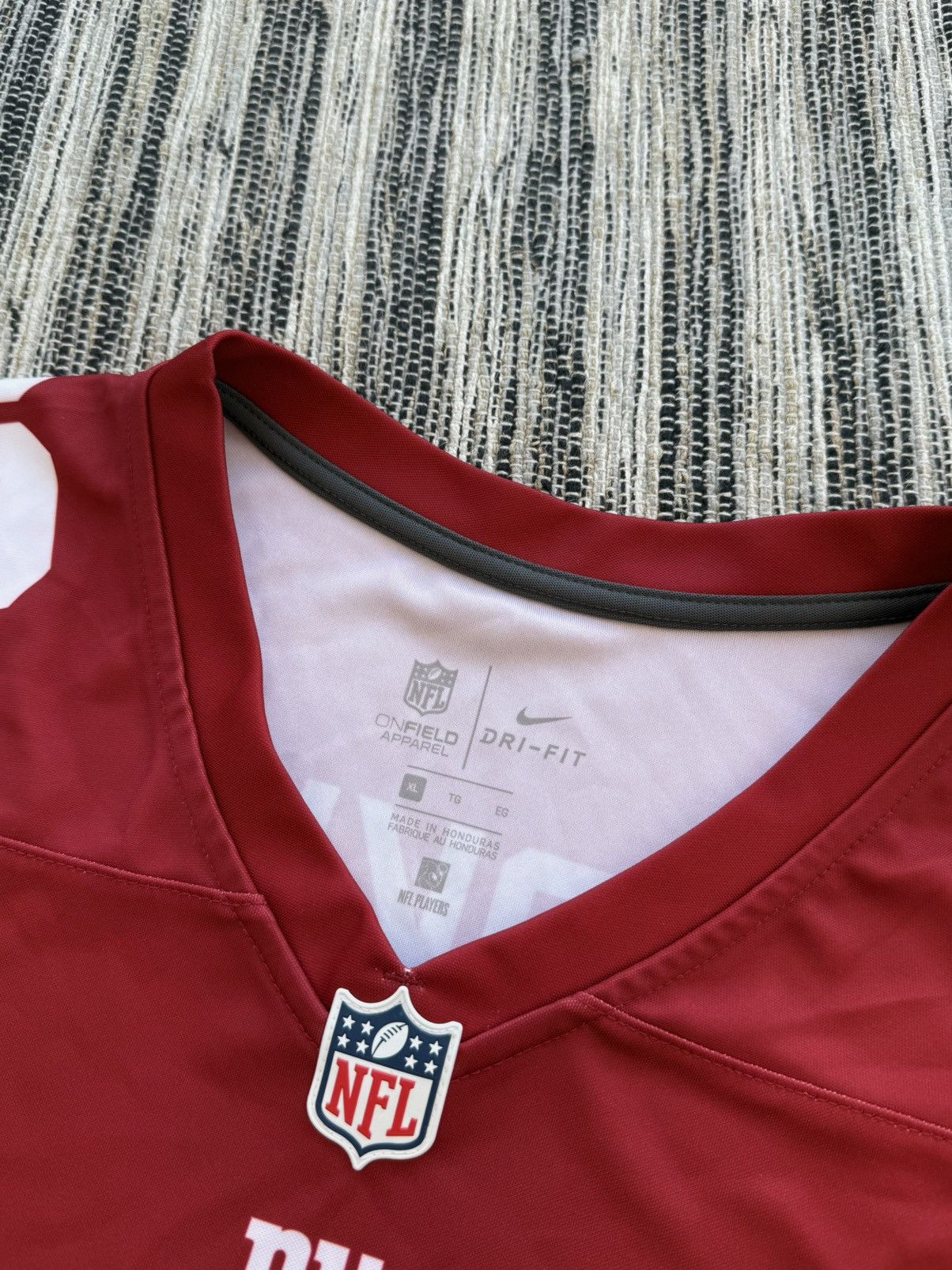 Nike NIKE ON-FIELD SAQUAN BARKLEY #26 NFL JERSEY NEW YORK GIANTS Size US XL / EU 56 / 4 - 7 Thumbnail