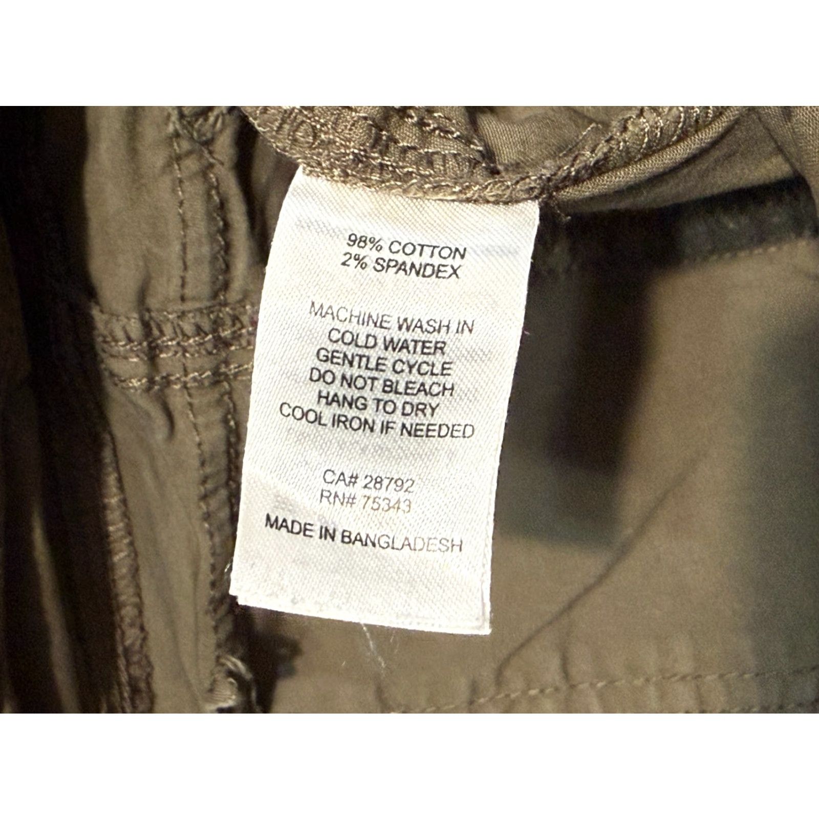 Nicole Miller VINTAGE? No — Nicole Miller New York Pants Womens Size 12 Green Cargo Pants Pockets High Rise Regular Size 34" / US 12 / IT 48 - 7 Thumbnail