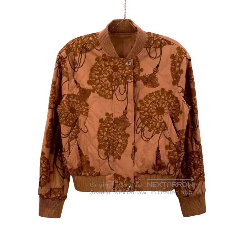 Hermes Hermes Cotton Pattern Printed Reversible Jacket Size XS / US 0-2 / IT 36-38 - 1 Thumbnail