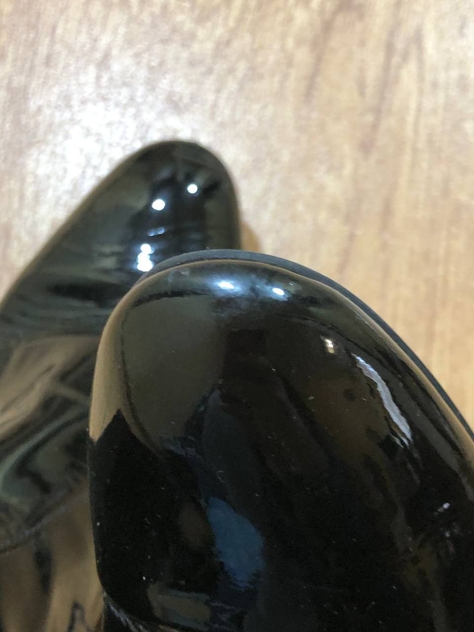 Prada PRADA Womens Black Patent Leather Ankle Boots Size US 8 / IT 38 - 6 Thumbnail