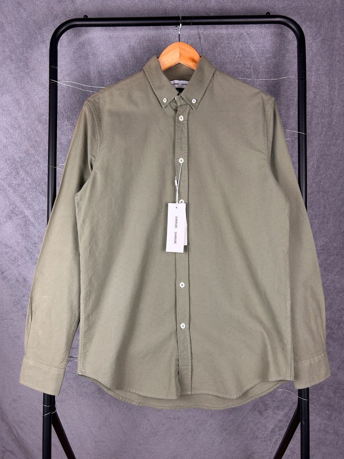 Samsoe Samsoe Liam BX shirt khaki basic