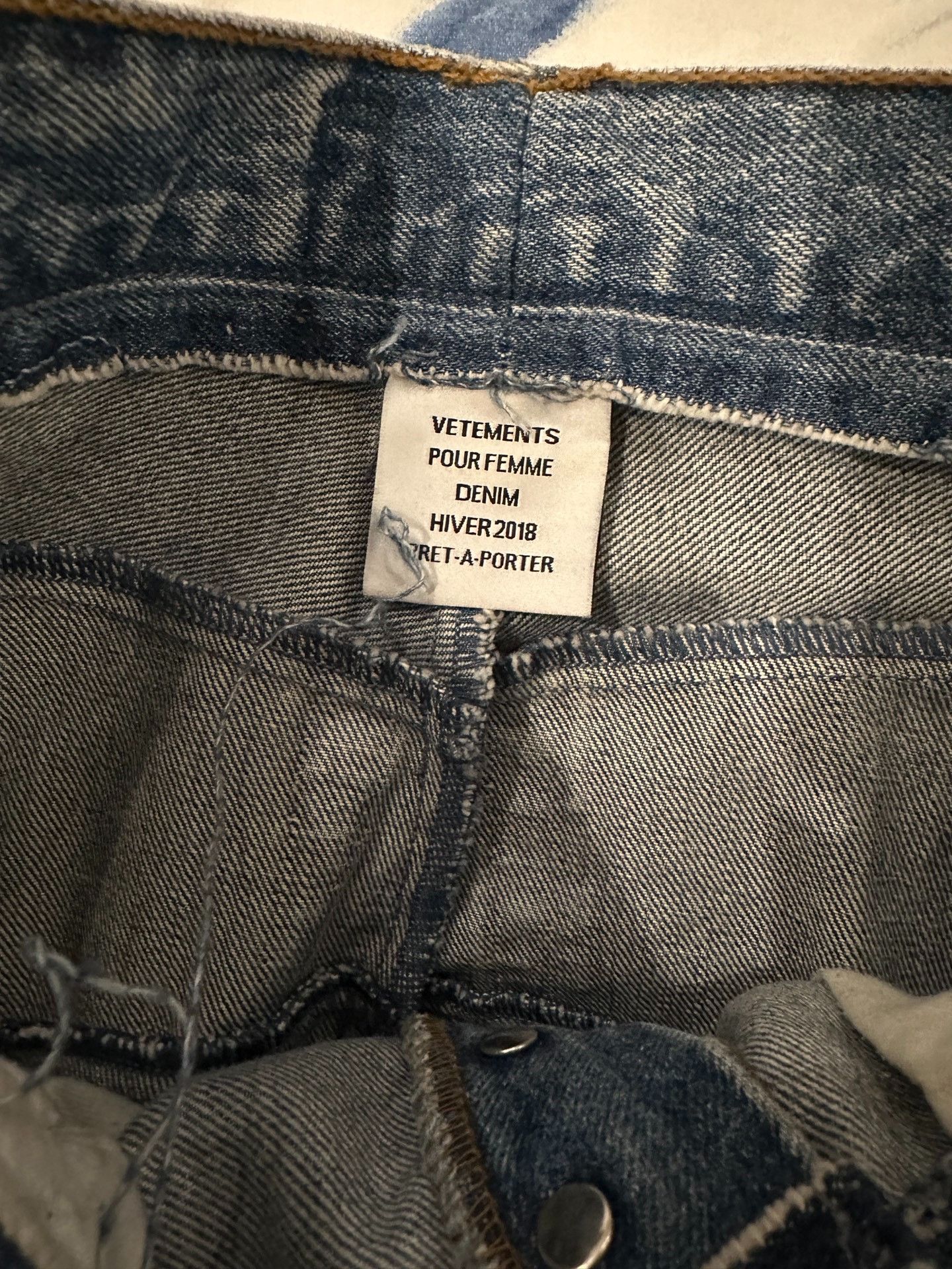 Vetements Vetements size xs Patchwork deconstructed jeans 2501-Nextar Size US 28 / EU 44 - 5 Thumbnail