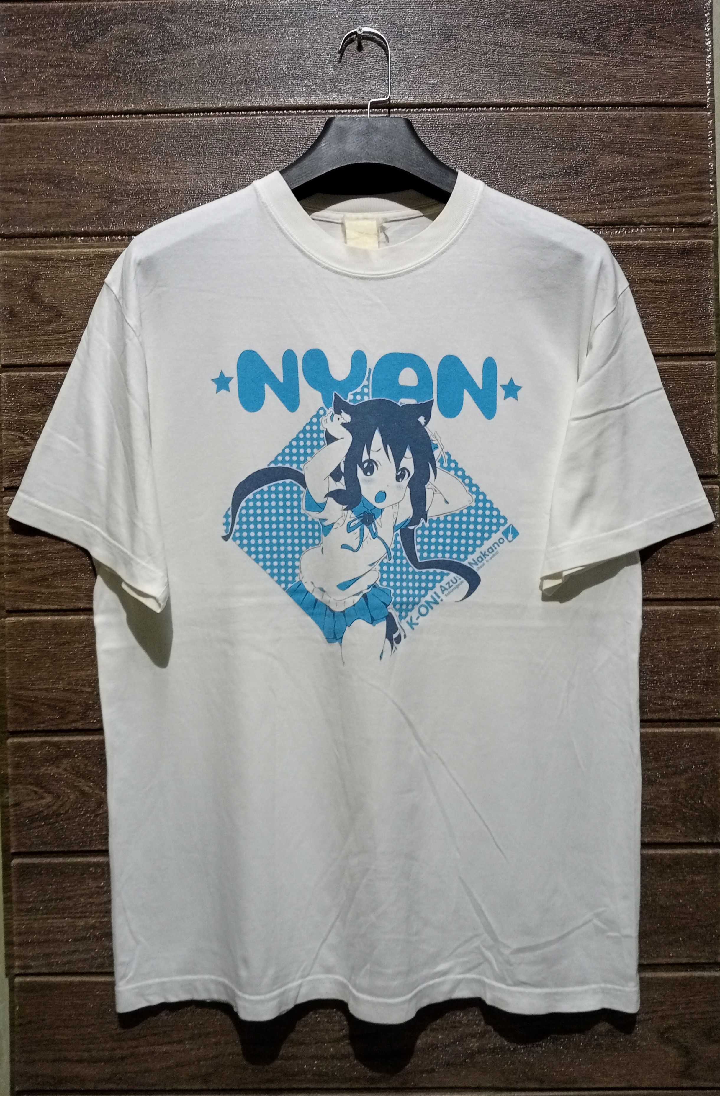Anime Vintage Anime Nyan Azusa Nakano Tee Very Rare Size US L / EU 52-54 / 3 - 1 Thumbnail