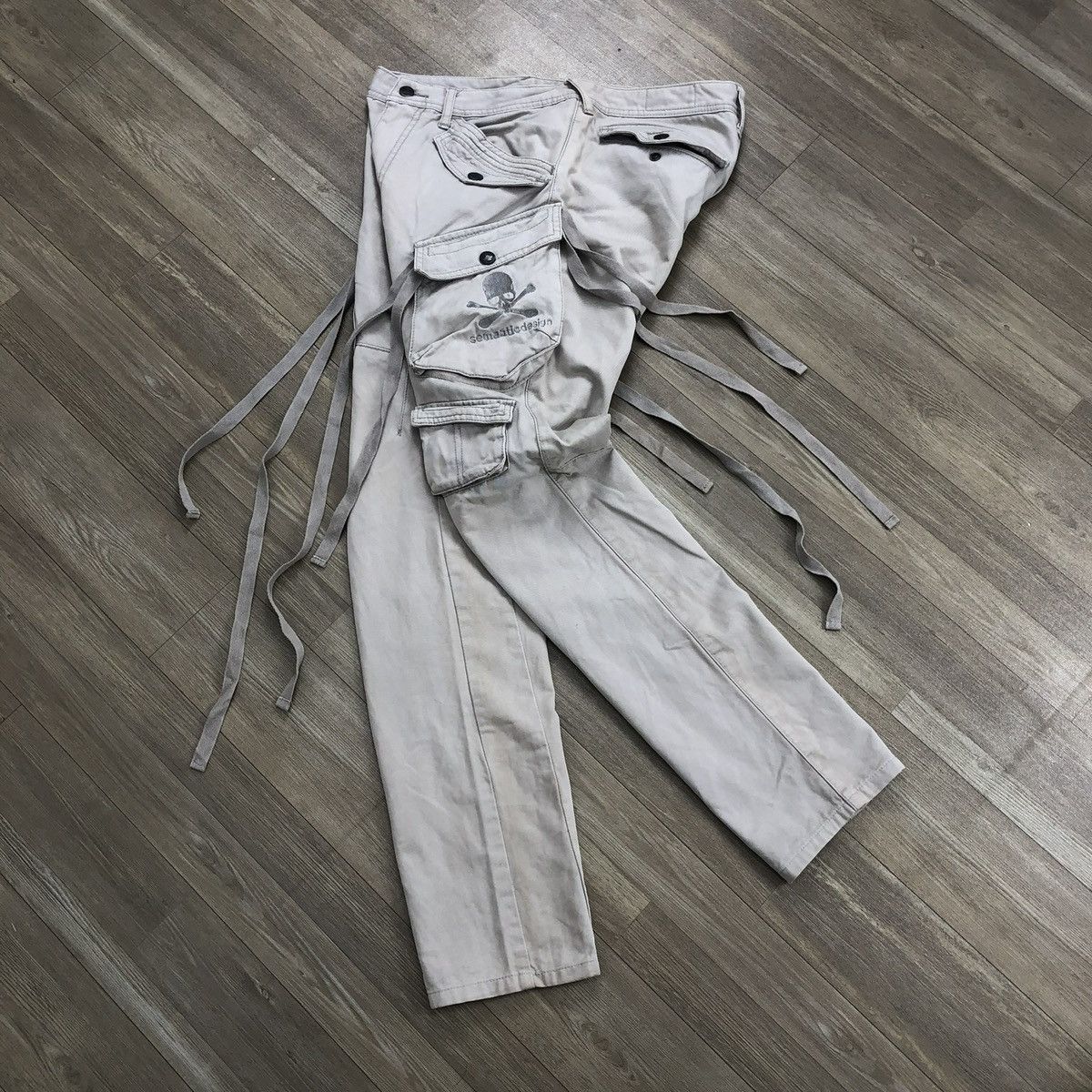 semanticdesign Roen x Semanticdesign Multipocket Punk Skulls Bondage Pants Size US 30 / EU 46 - 20 Thumbnail