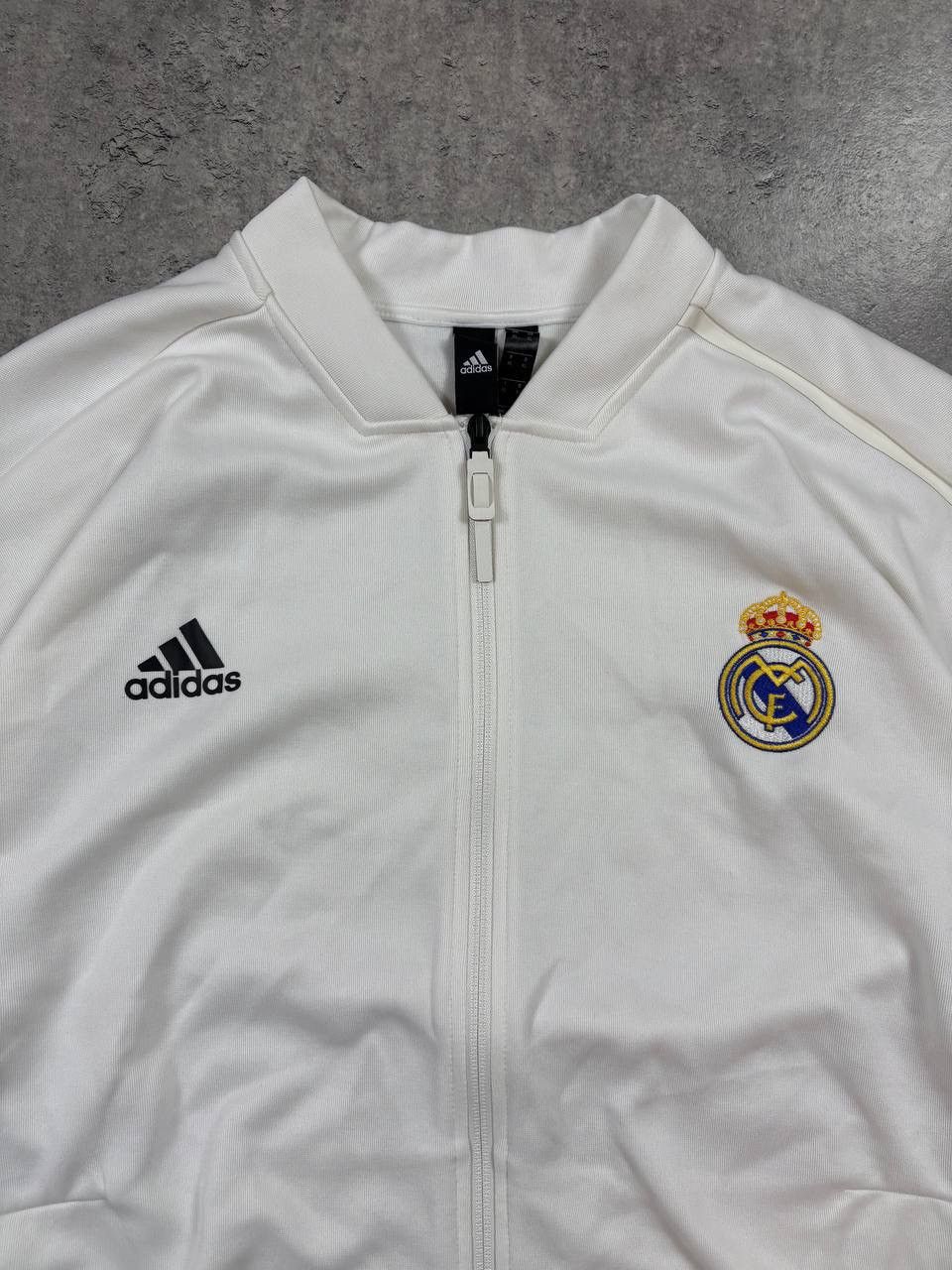 Adidas Vintage Adidas Real Madrid Football Zip 2 Up Hoodie Y2K Rare Size US XL / EU 56 / 4 - 3 Thumbnail
