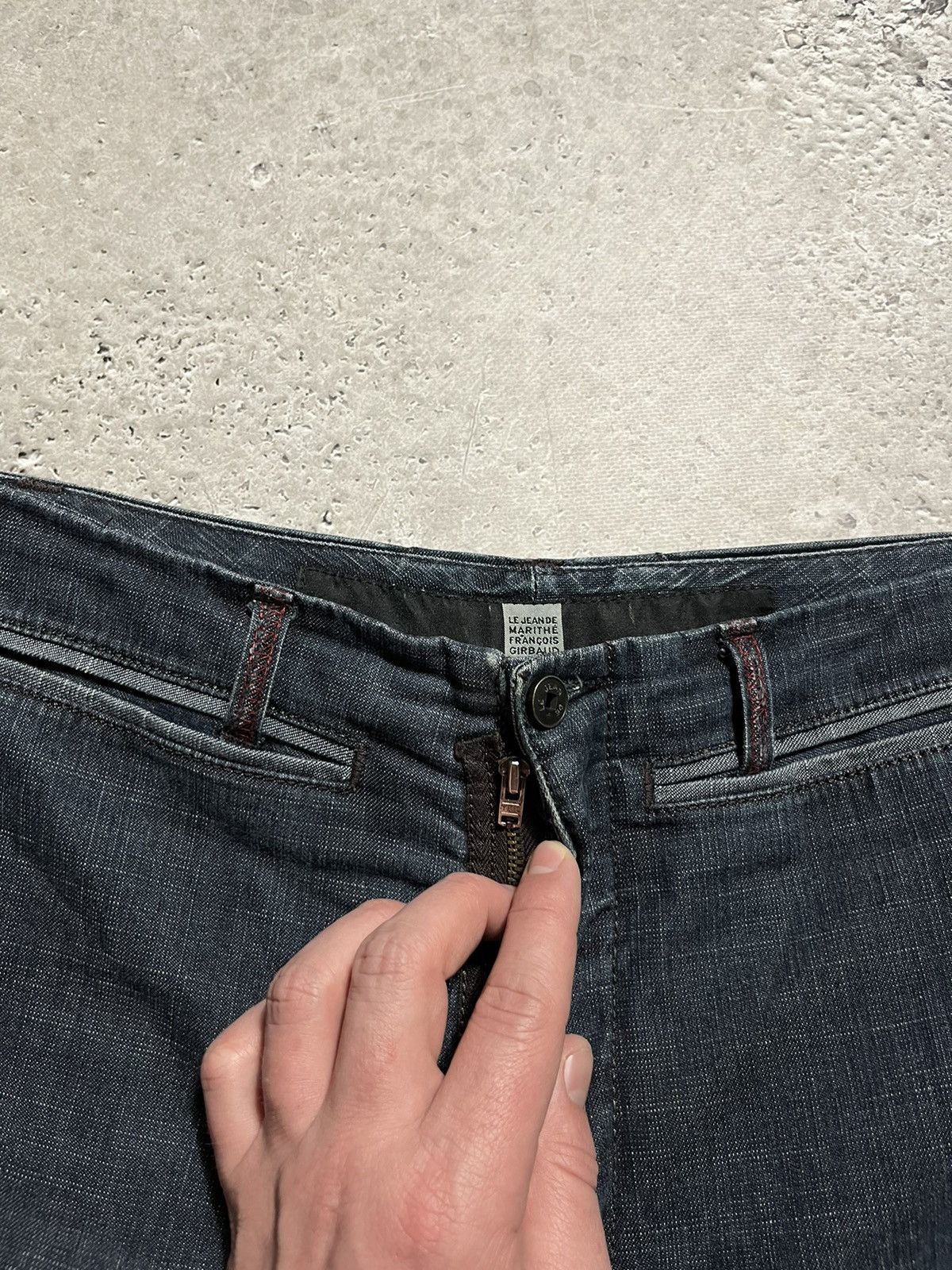 Designer × Marithe + Francois Girbaud Vintage Marithe Francois Girbaud MFG Straight Jeans Pants Size 30" / US 8 / IT 44 - 7 Thumbnail