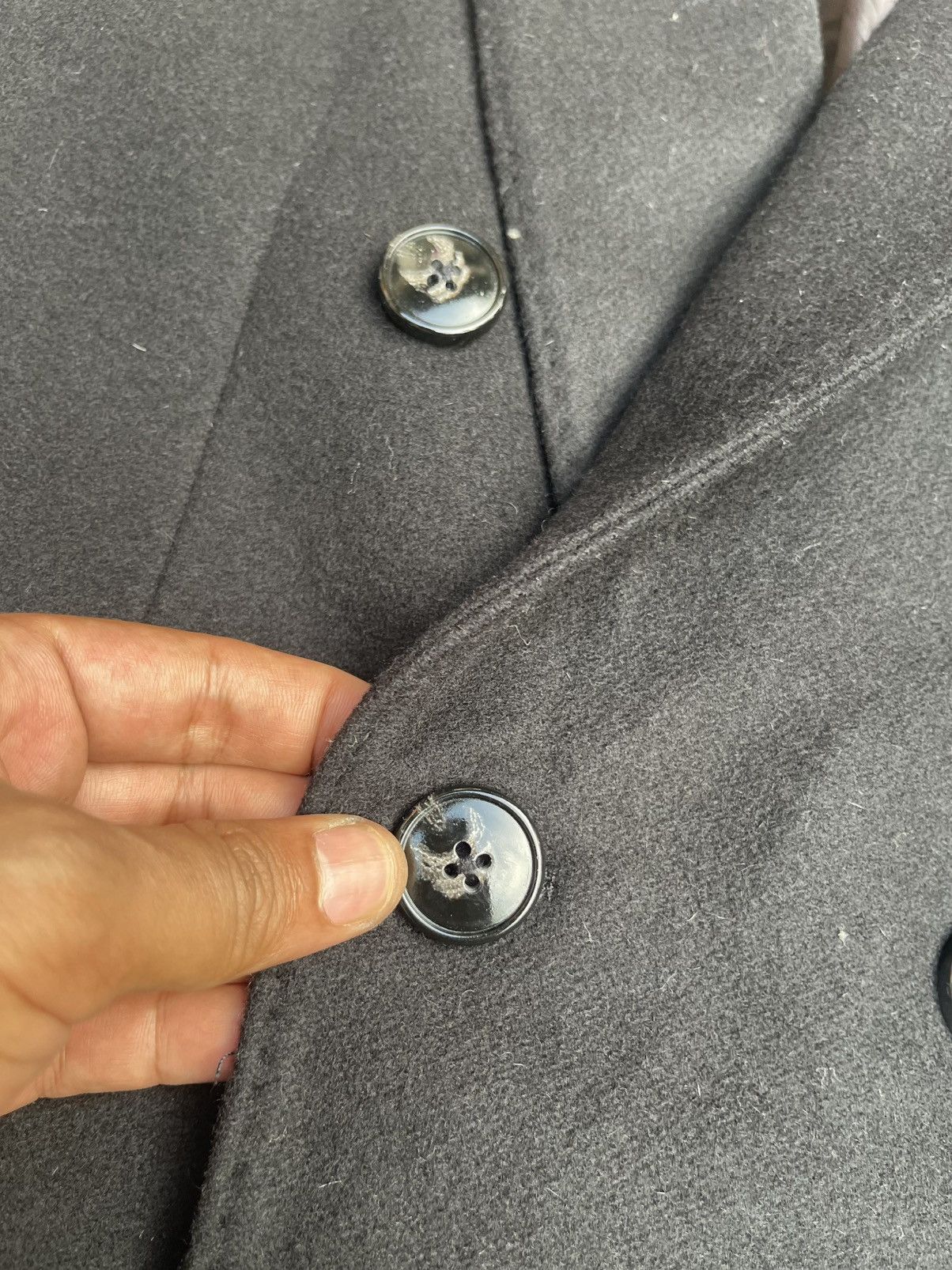 Zara Zara Man Double Breasted Wool Coat - Made In Portugal Size US M / EU 48-50 / 2 - 4 Thumbnail