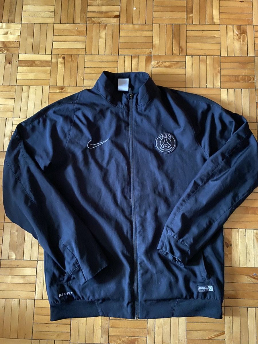 Nike Nylon zipper-windbreaker Nike Dri Fit Paris Saint Germain Size US L / EU 52-54 / 3 - 1 Thumbnail