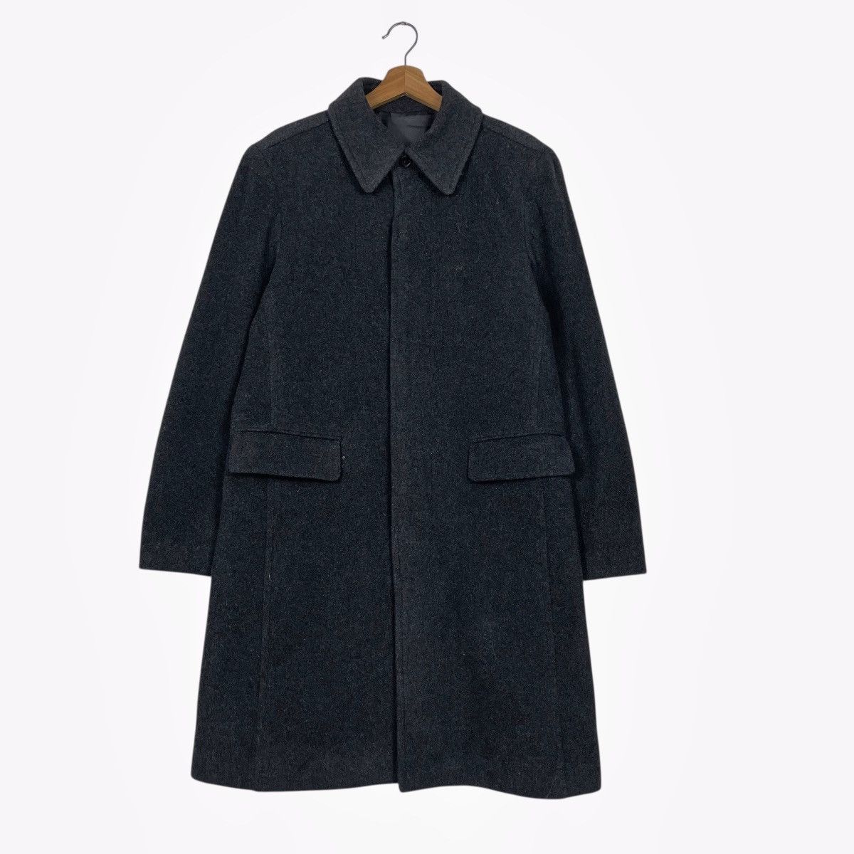 PPFM PPFM Black Wool Coat Size US M / EU 48-50 / 2 - 1 Thumbnail