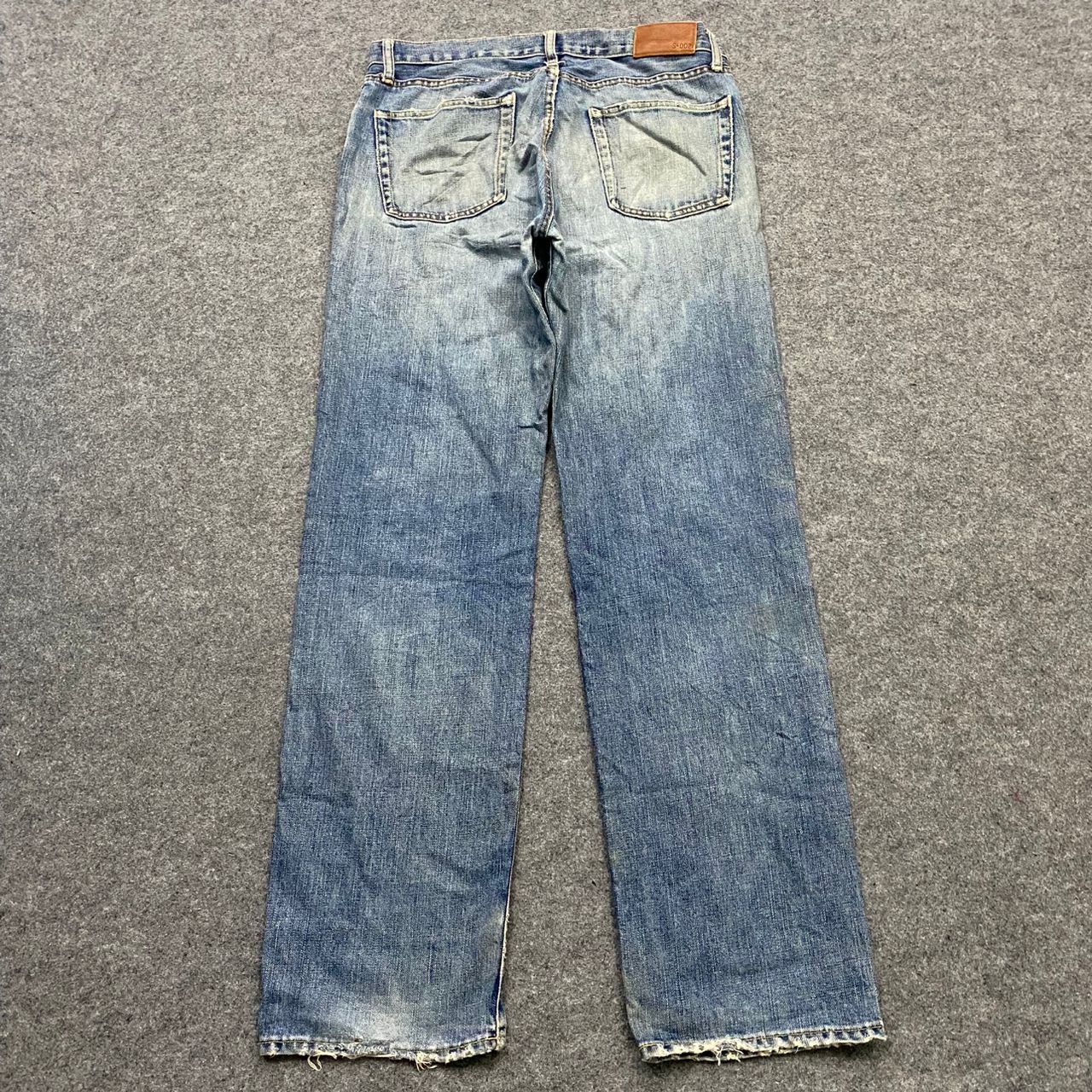 Japanese Brand 💥Best Offer💥Vintage Uniqlo Distressed Denim Size US 34 / EU 50 - 2 Thumbnail
