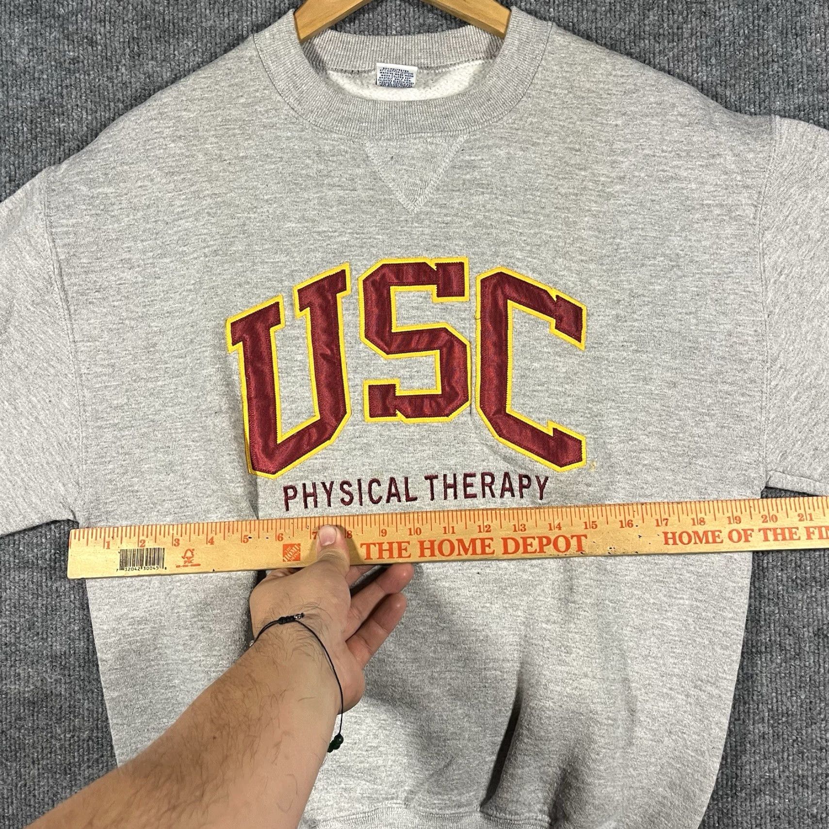 Russell Athletic VINTAGE Russell Athletic USC Trojans Sweatshirt Gray Mens Medium Crew Neck Pullover 90s College Logo Embroidered Football University Pictures Size US M / EU 48-50 / 2 - 6 Thumbnail