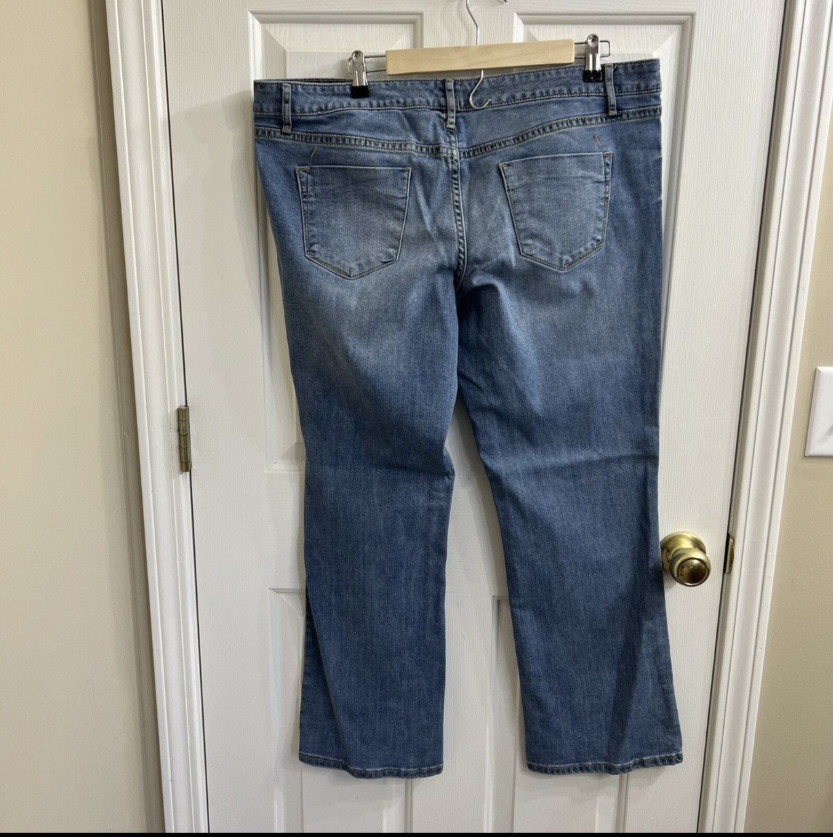 Mossimo Mossimo Jeans Womens 16/33 S/C Blue Denim Low Rise Bootcut Size 38" / US 16 / IT 52 - 3 Thumbnail
