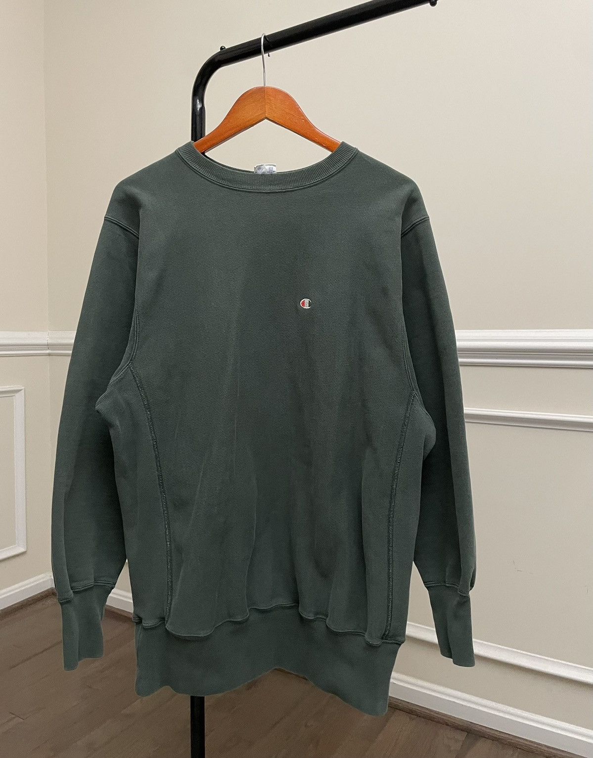 Vintage Vintage 90s Y2K Champion Reverse Weave Sweatshirt Collegiate Size US M / EU 48-50 / 2 - 1 Thumbnail