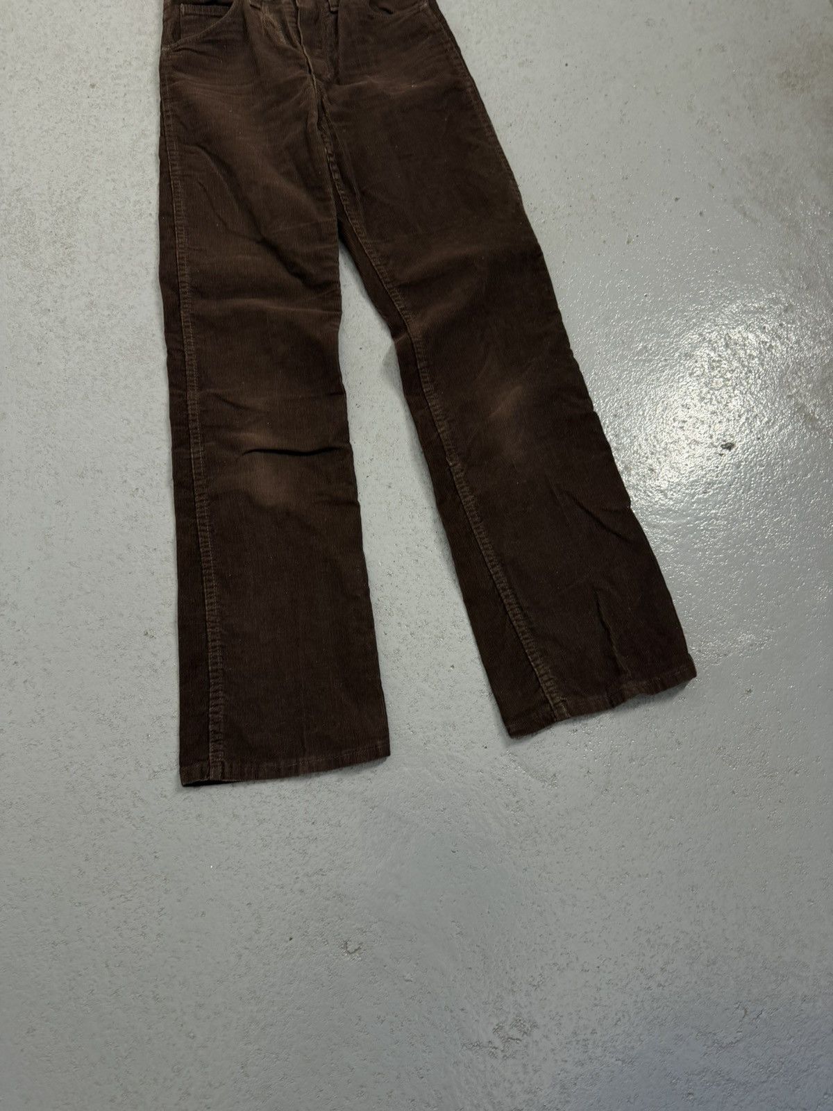 Lee Vintage 70s Lee Velvet Corduroy Pants Size US 27 - 2 Thumbnail