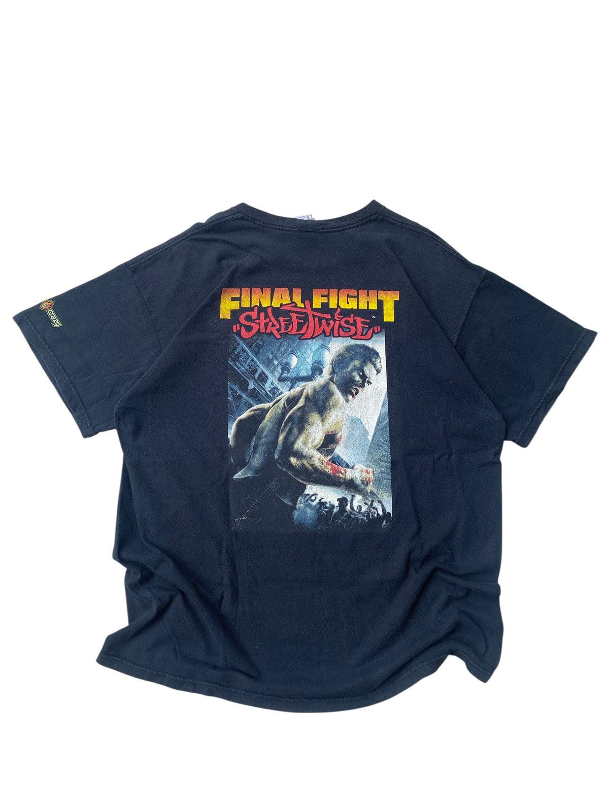 Anime Capcom Final Fight Streetwise Promo Tee Black XL Game Crazy Size US XL / EU 56 / 4 - 1 Thumbnail