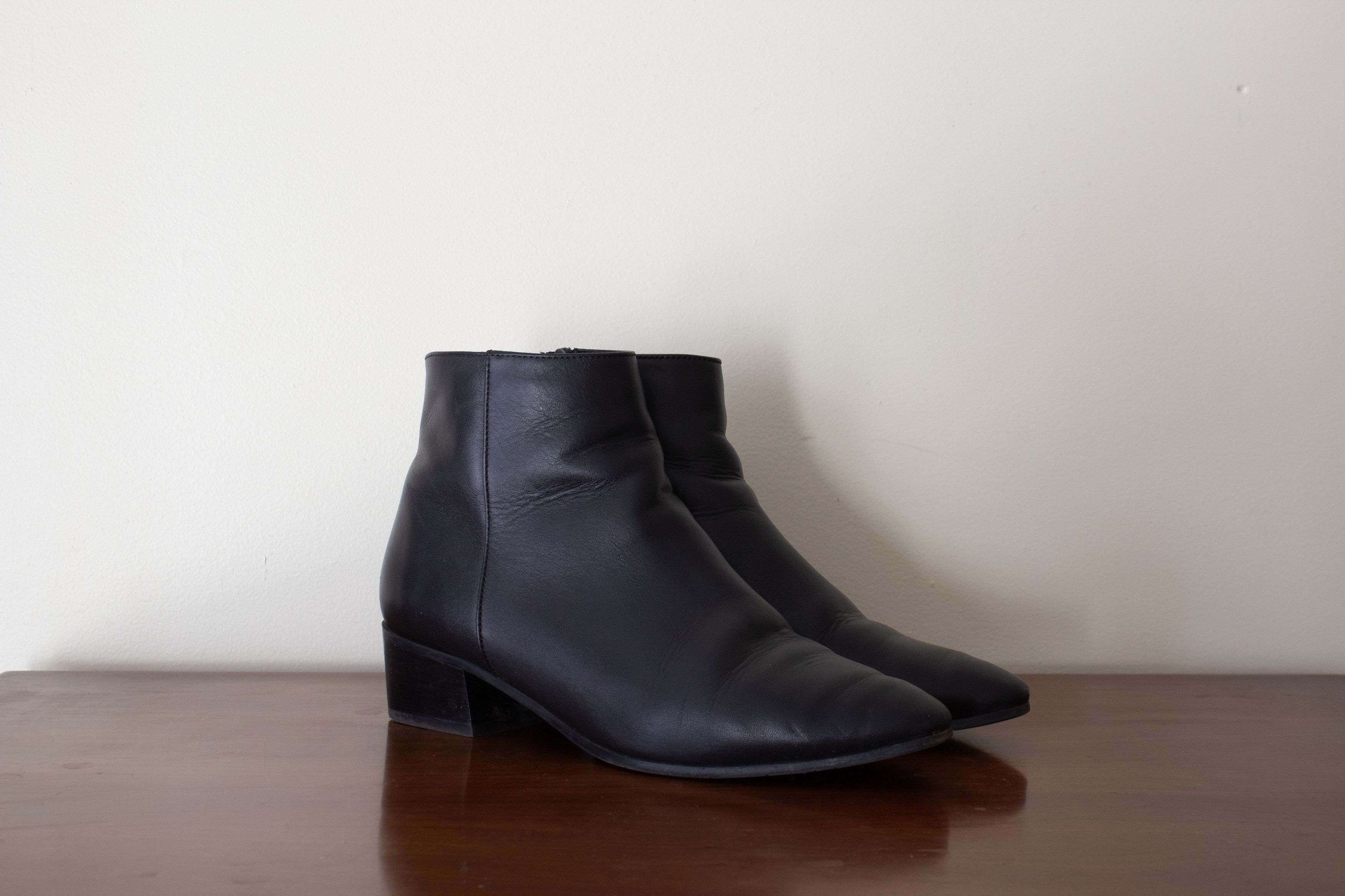 Aquatalia Aquatalia Black Leather Waterproof FUOCO Boot Size US 11 / IT 41 - 2 Thumbnail