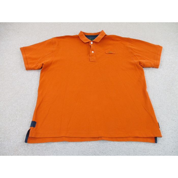 Orvis Orvis Polo Shirt Adult Extra Large Orange Fishing Outdoors Rugby
