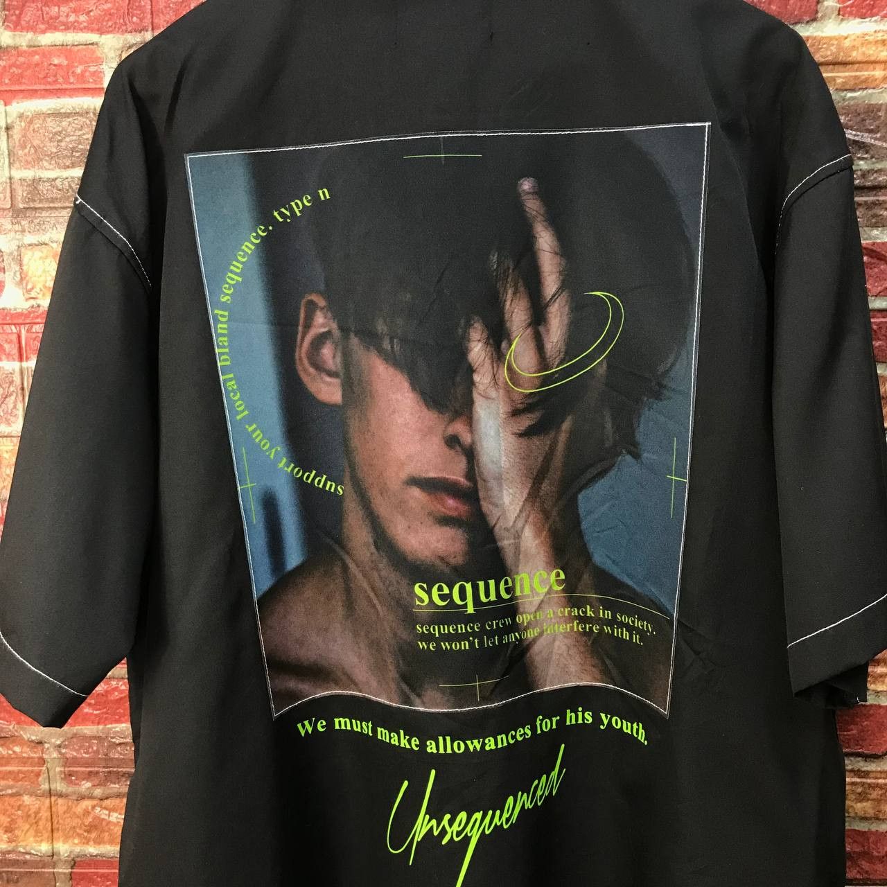 Japanese Brand BAGGY SEQUENCE X B-ONE SOUL PROMO SHIRT Size US L / EU 52-54 / 3 - 2 Thumbnail