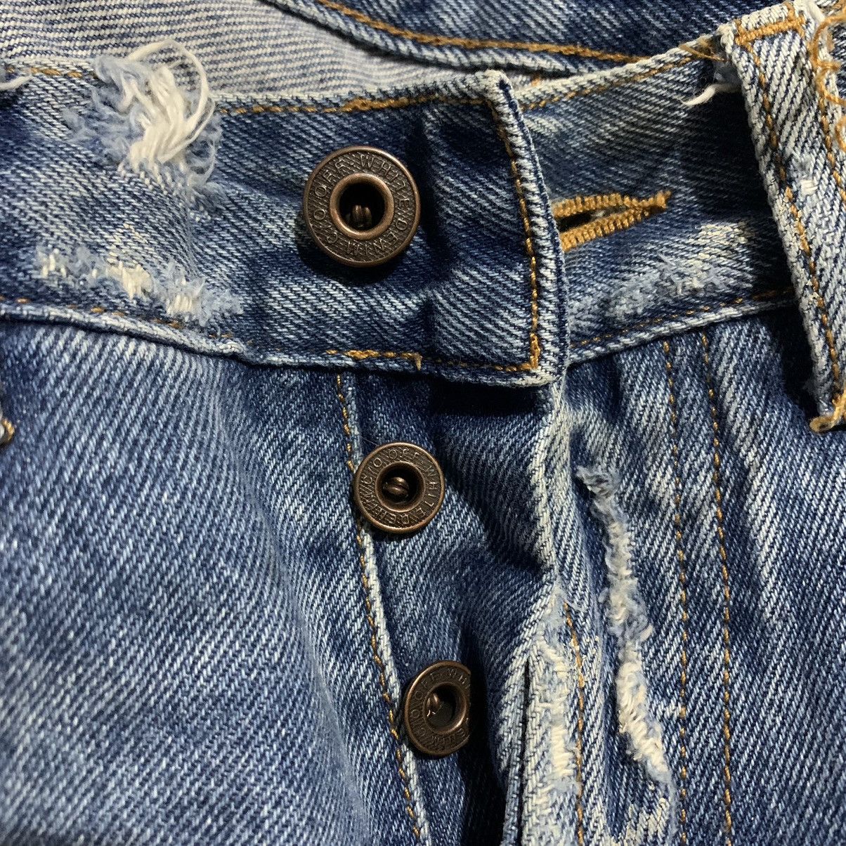 Off-White Off-White "Cropped Fit" OG Diagonal Stripe Denim Jeans Size US 30 / EU 46 - 6 Thumbnail