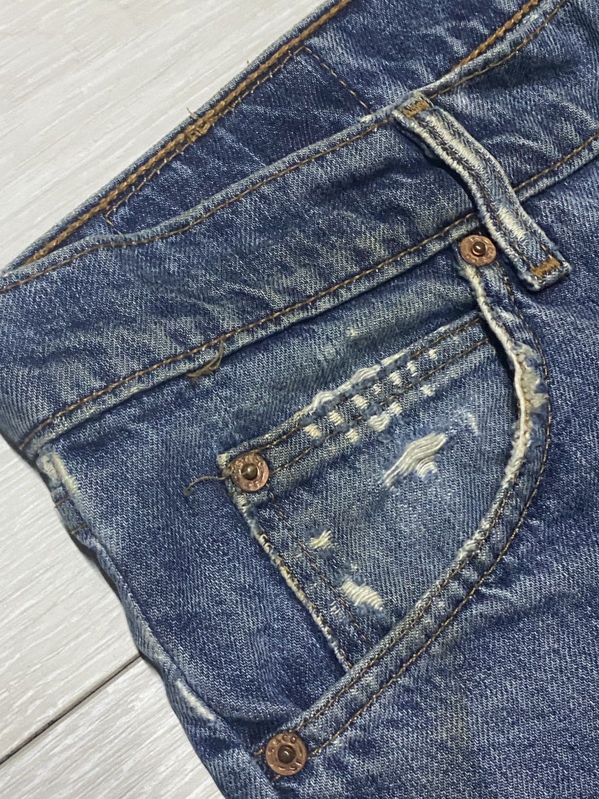 Levi's Vintage Levis 607 Orange Tab Jeans Size US 32 / EU 48 - 7 Thumbnail